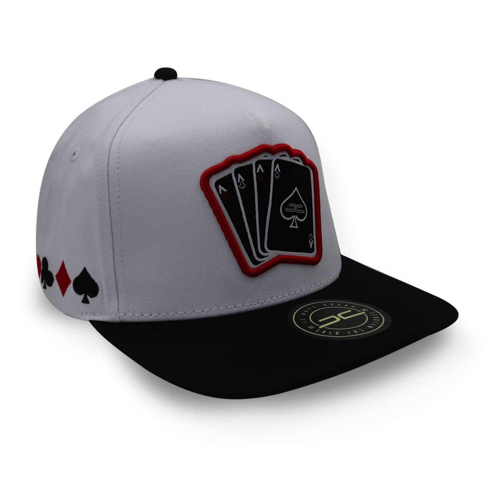 Gorra JC Hats Poker 1354 Blanco Unitalla 