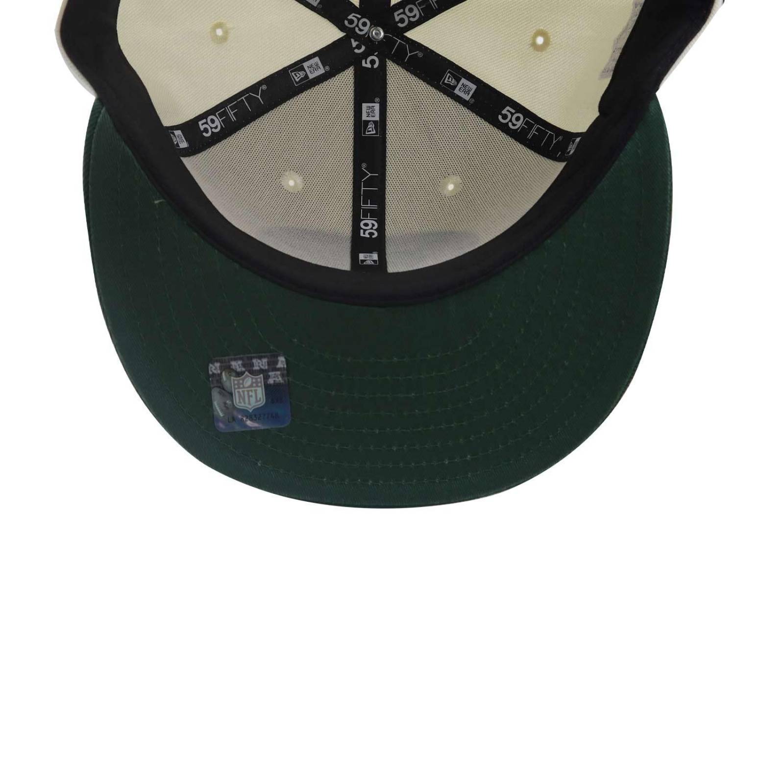 Gorra New Era 59 Fifty NFL Sideline Green Bay Packers Beige 7