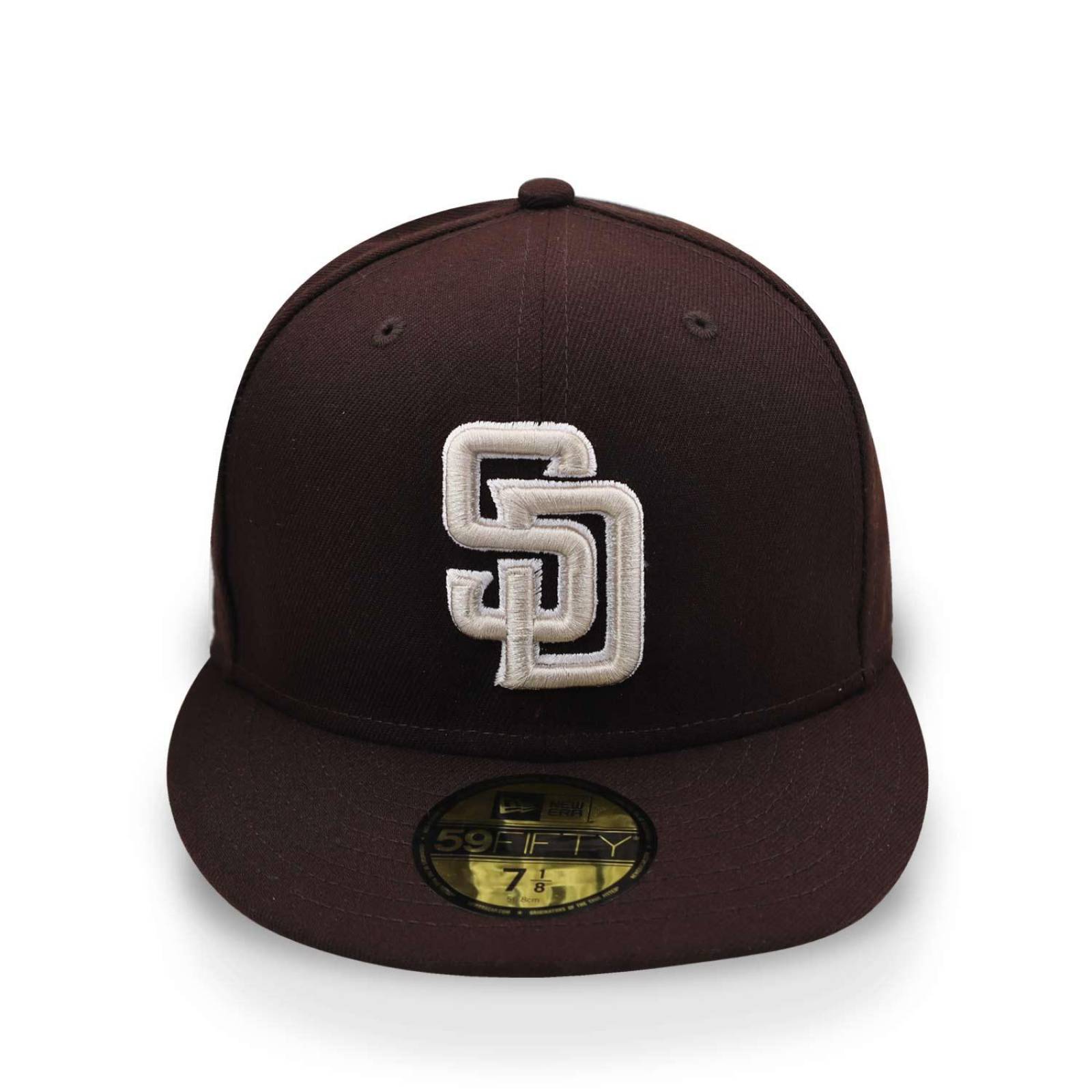 Gorra New Era 59 Fifty MLB Acperf Padres San Diego Alt 2020 Café 7 1/2