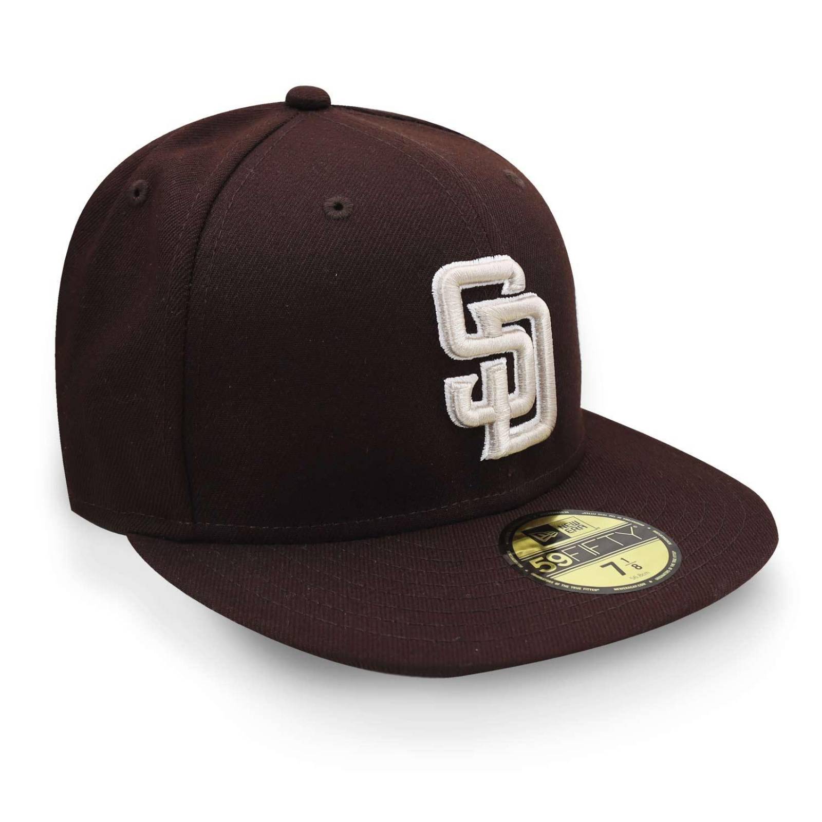 Gorra New Era 59 Fifty MLB Acperf Padres San Diego Alt 2020 Café 7 1/2
