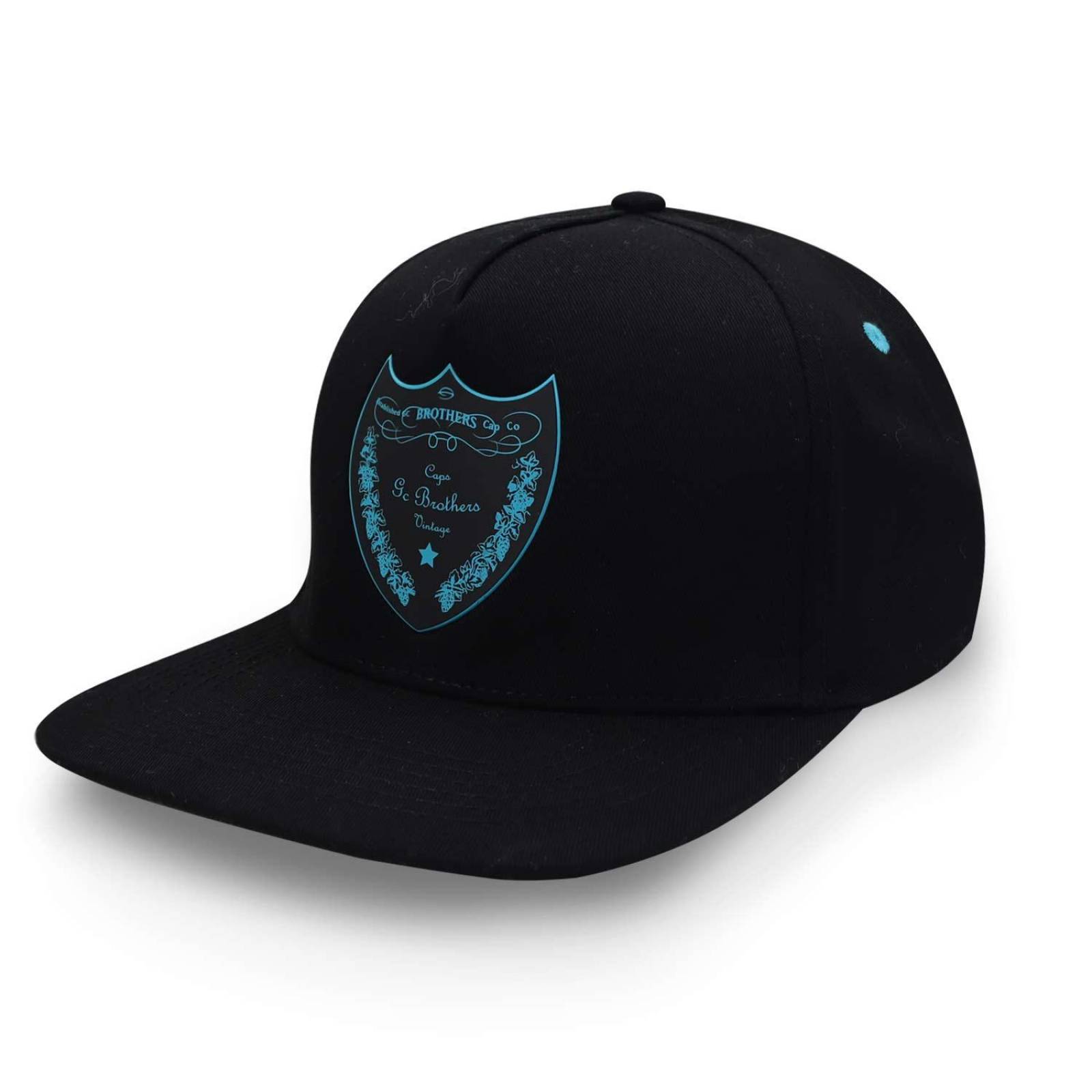 Gorra Gc Brothers Dom Perignon 5 Panel Snapback Negro Unitalla 