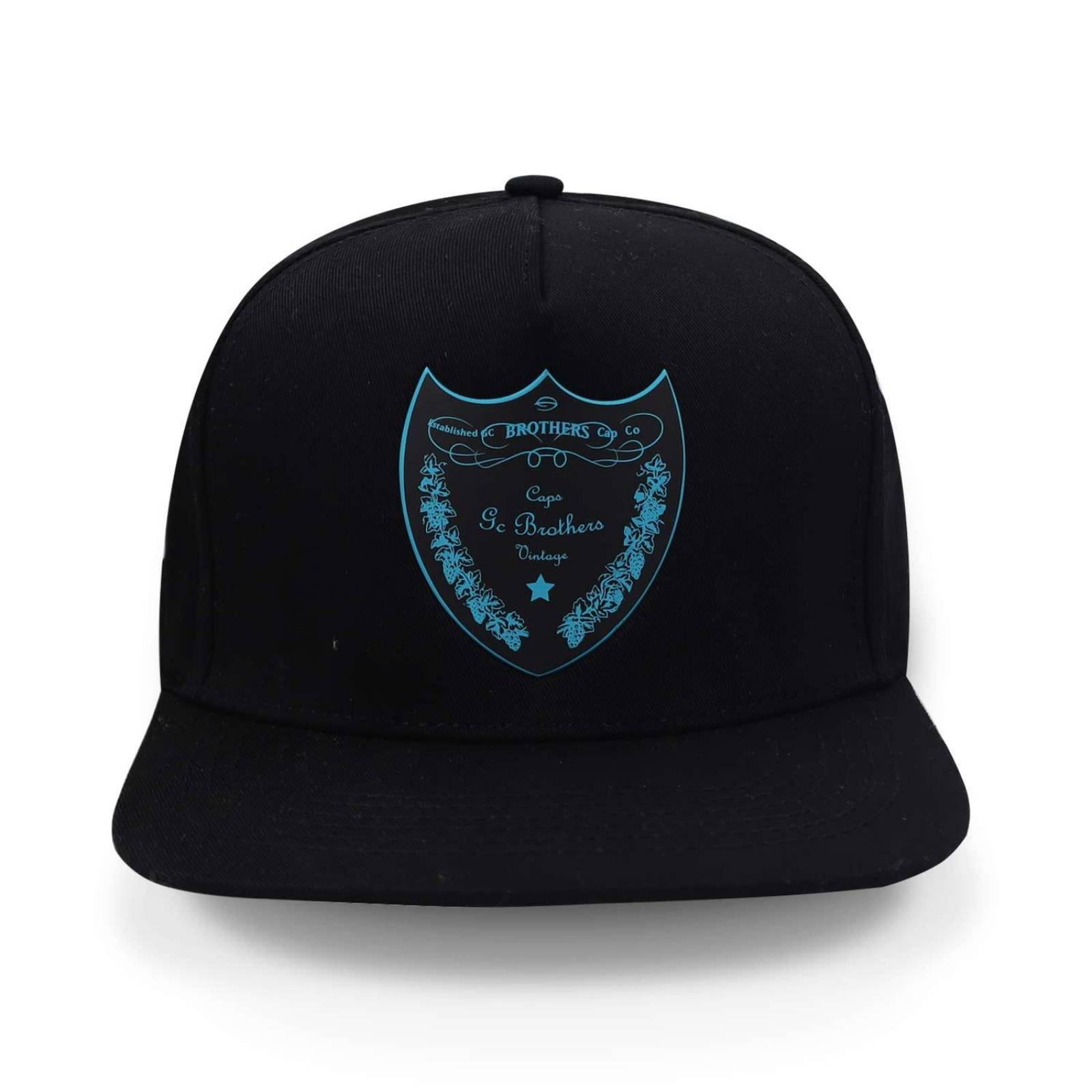 Gorra Gc Brothers Dom Perignon 5 Panel Snapback Negro Unitalla 