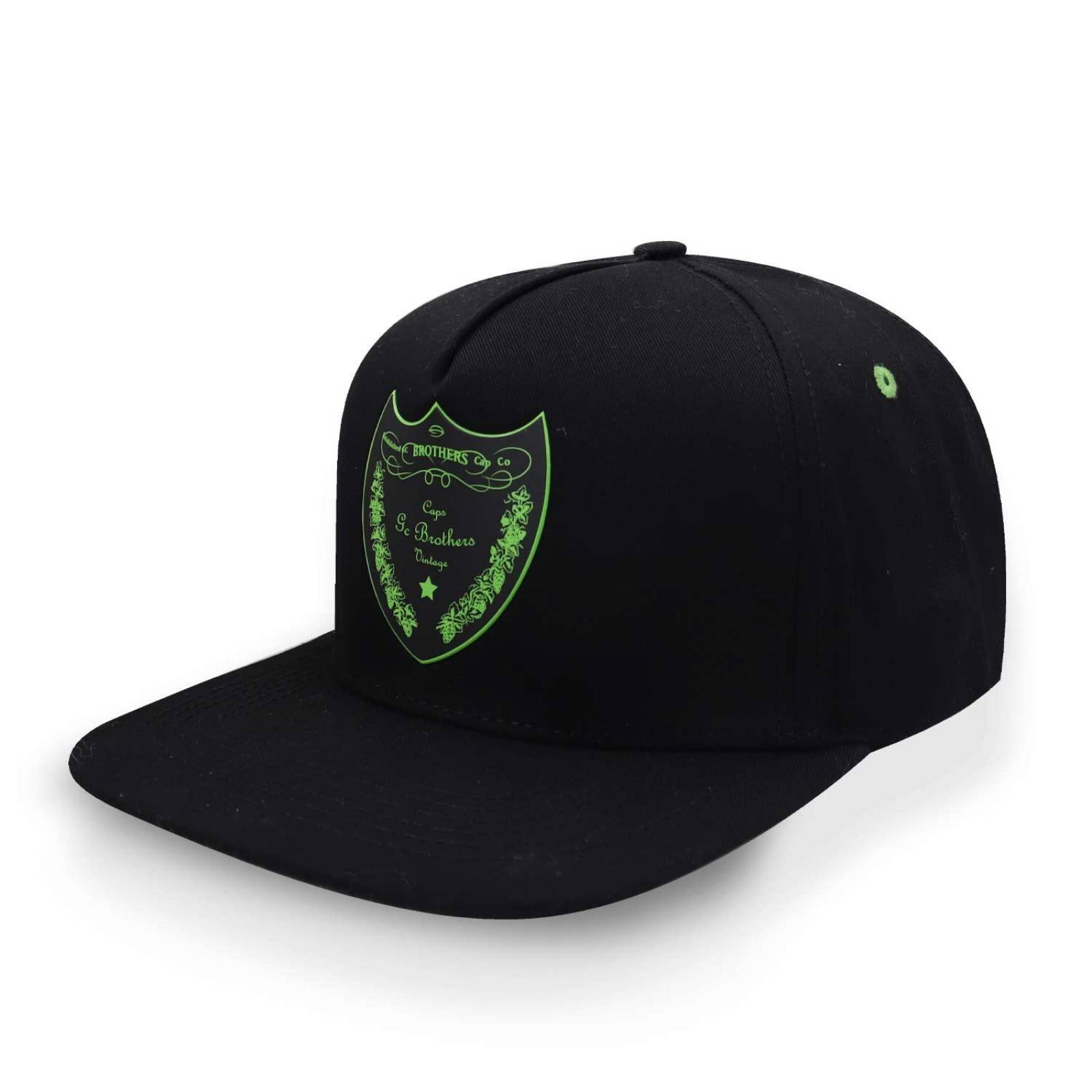 Gorra Gc Brothers Dom Perignon 5 Panel Snapback Negro Unital 