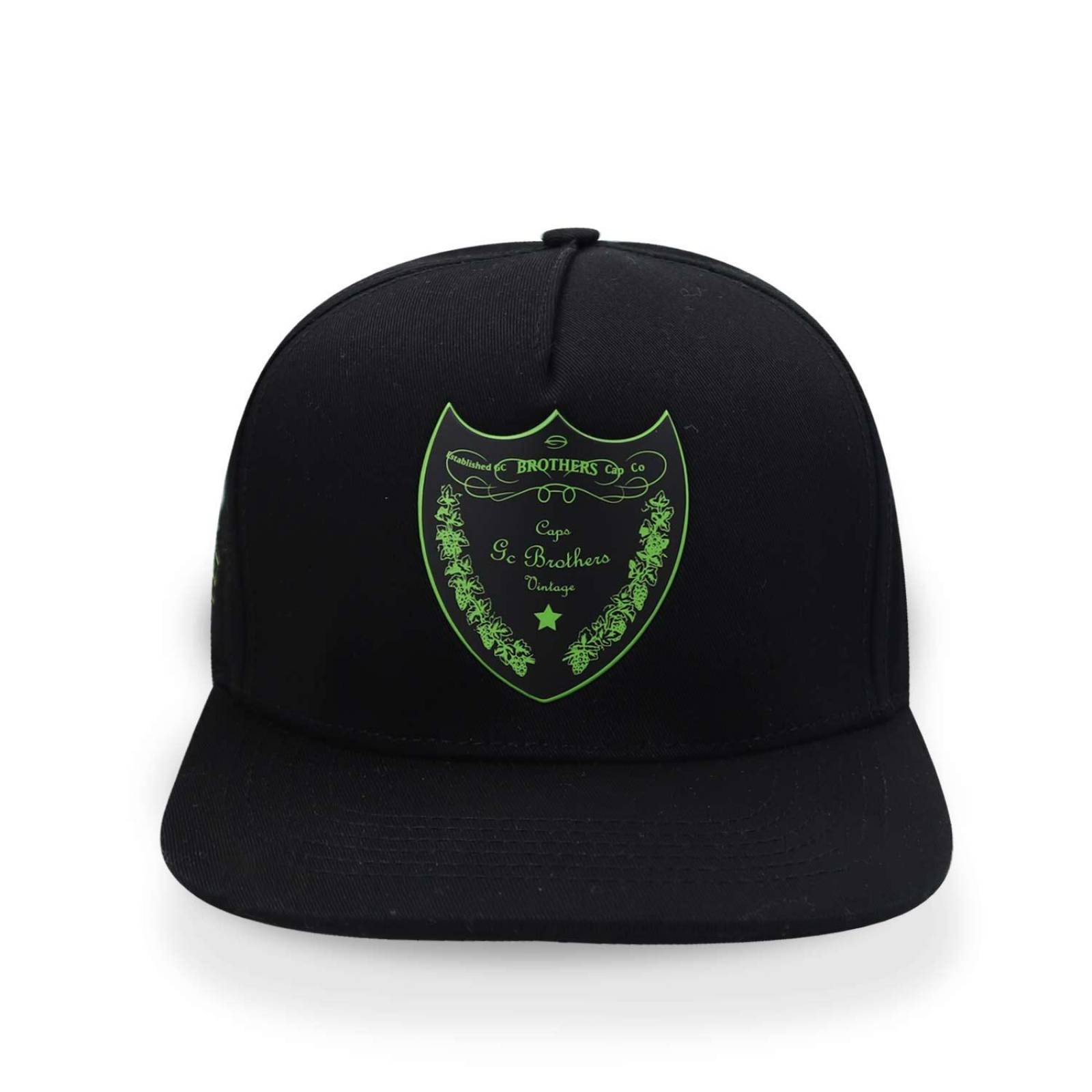 Gorra Gc Brothers Dom Perignon 5 Panel Snapback Negro Unital 
