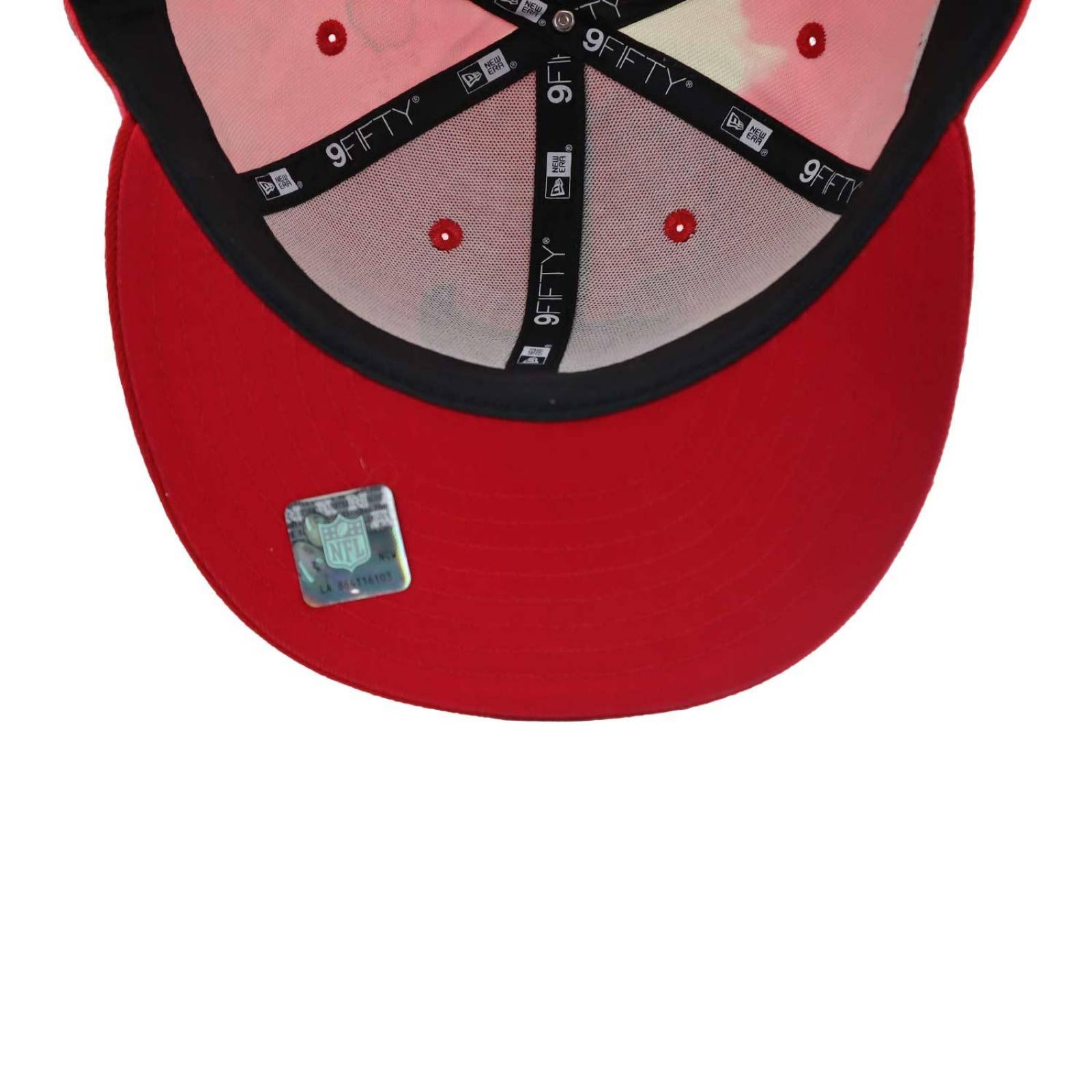 Gorra New Era 9 Fifty NFL 22 Sideline Buccaneers Bicolor Rojo Unitalla 