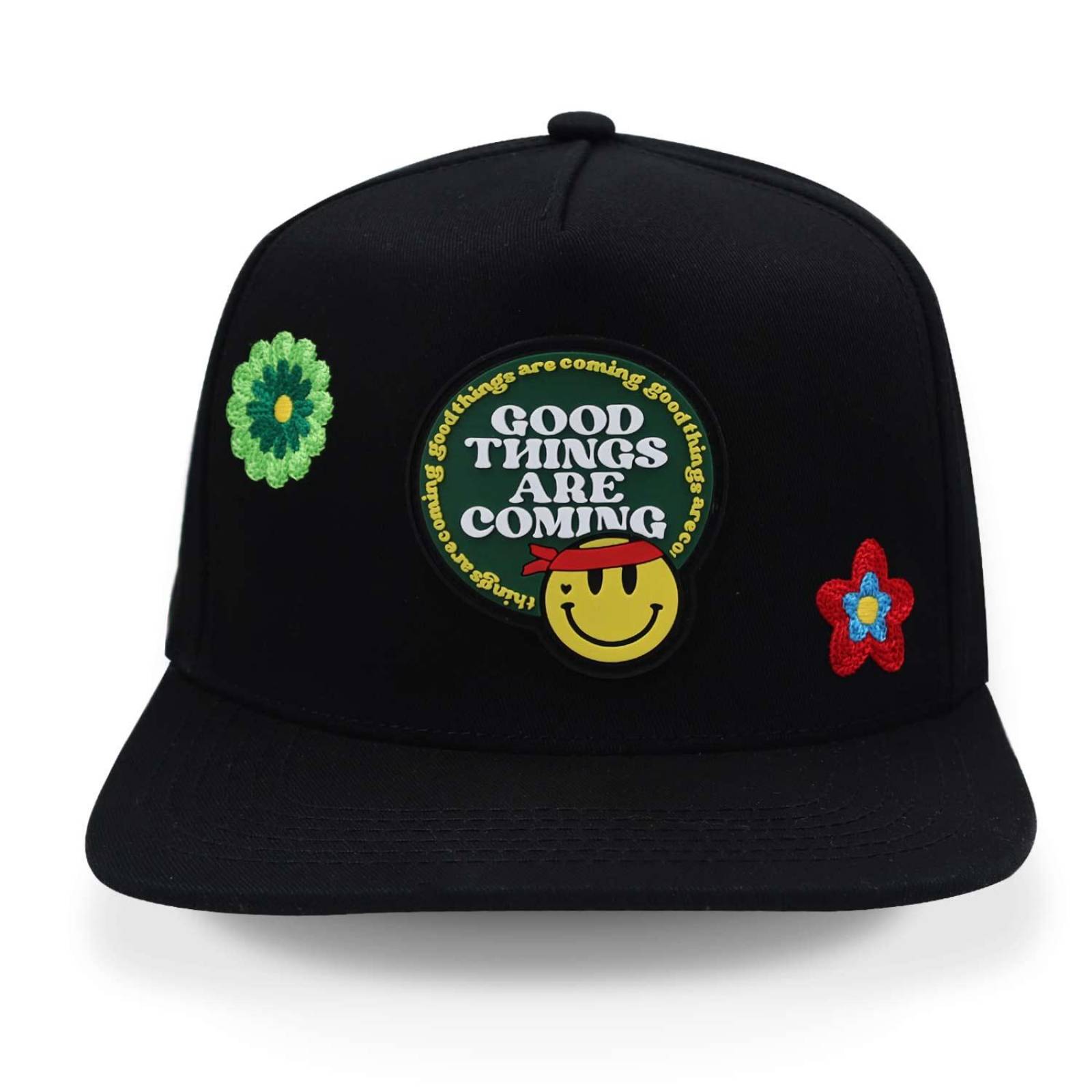 Gorra Problematic Chiquete Good Things Snapback Negro Unitalla 