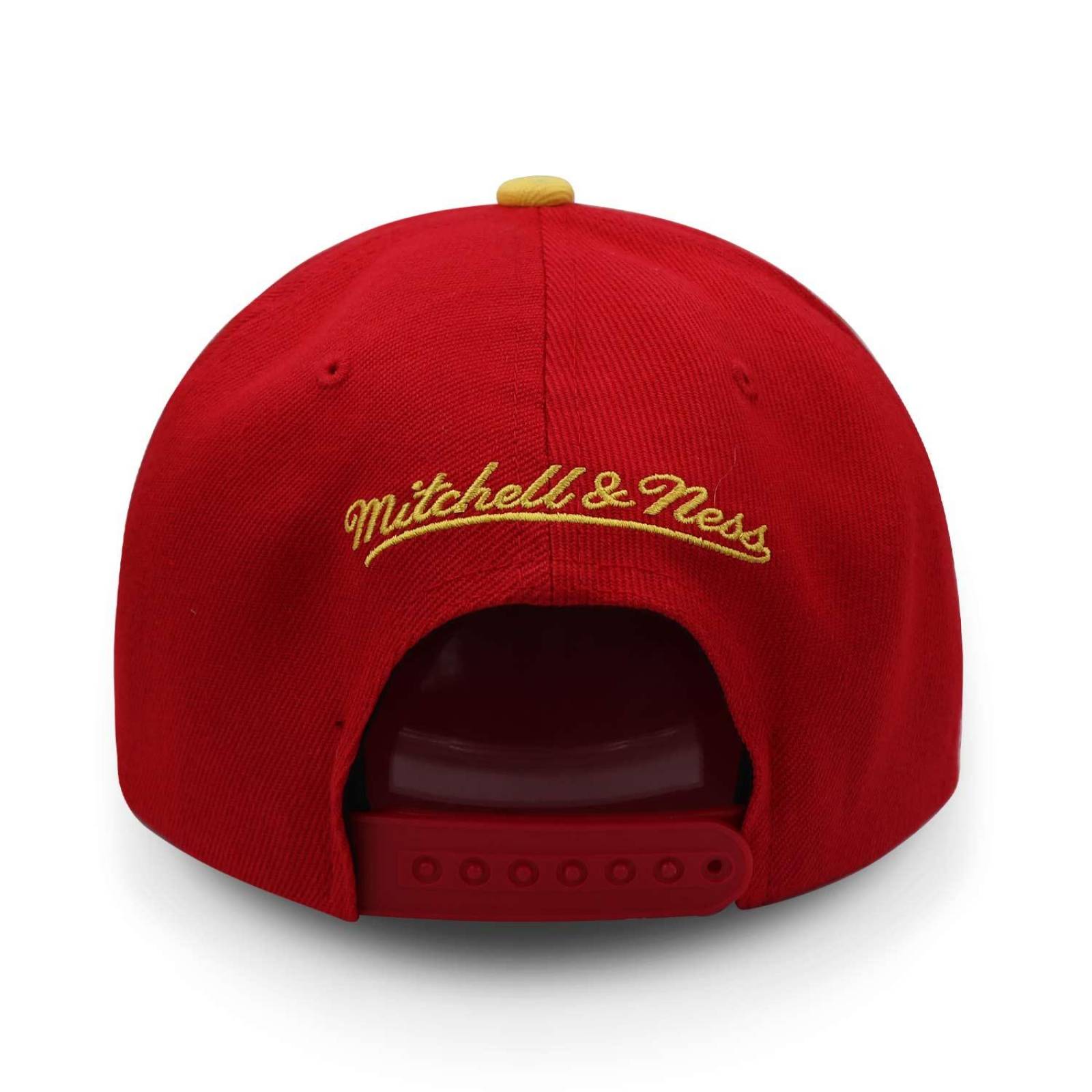 Gorra Mitchell & Ness Nba Logo Blur Hawks Rojo Unitalla 