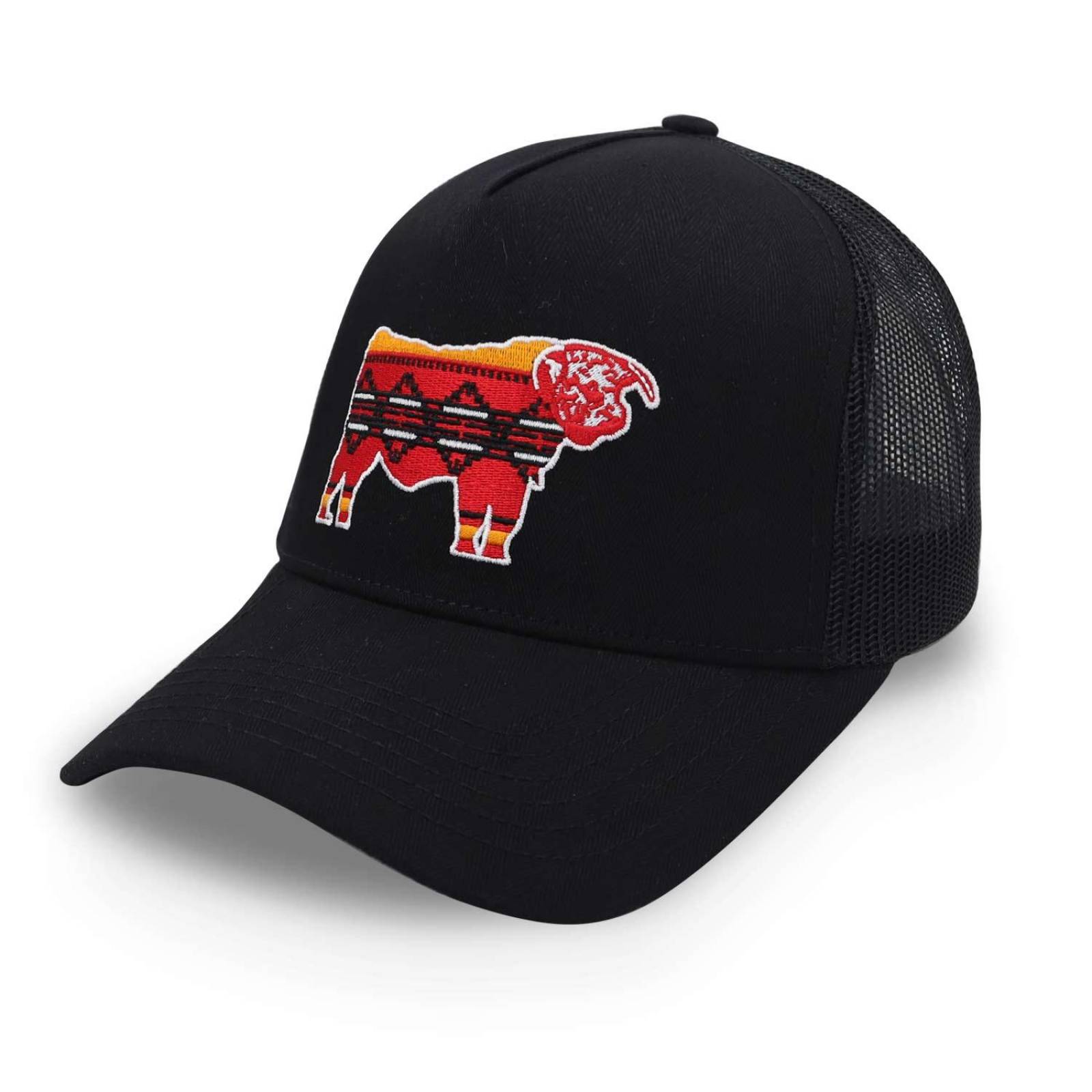 Gorra Cara Blanca Sarape Negro Unitalla 