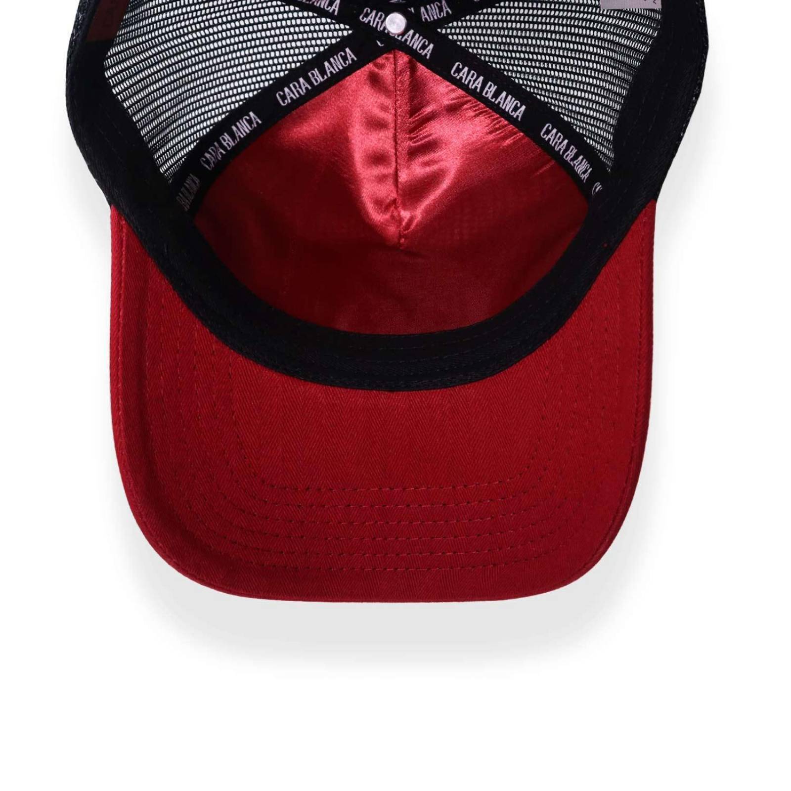 Gorra Cara Blanca Myp221299 Bordado Est. 22 Rojo Unitalla 
