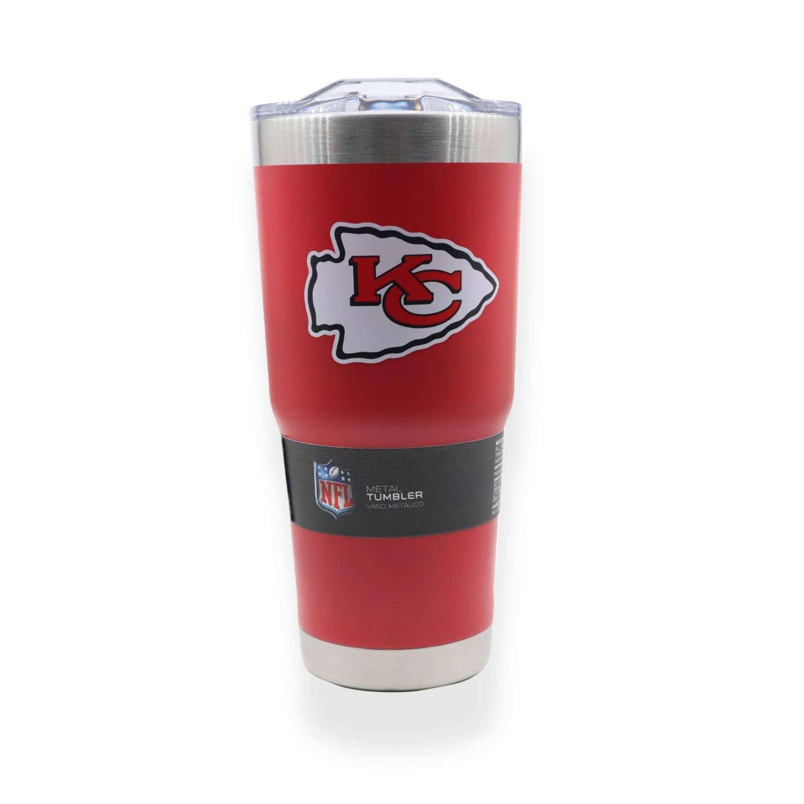 Termo Sci Metal Tumbler 650 Ml Kc Chiefs Rojo 