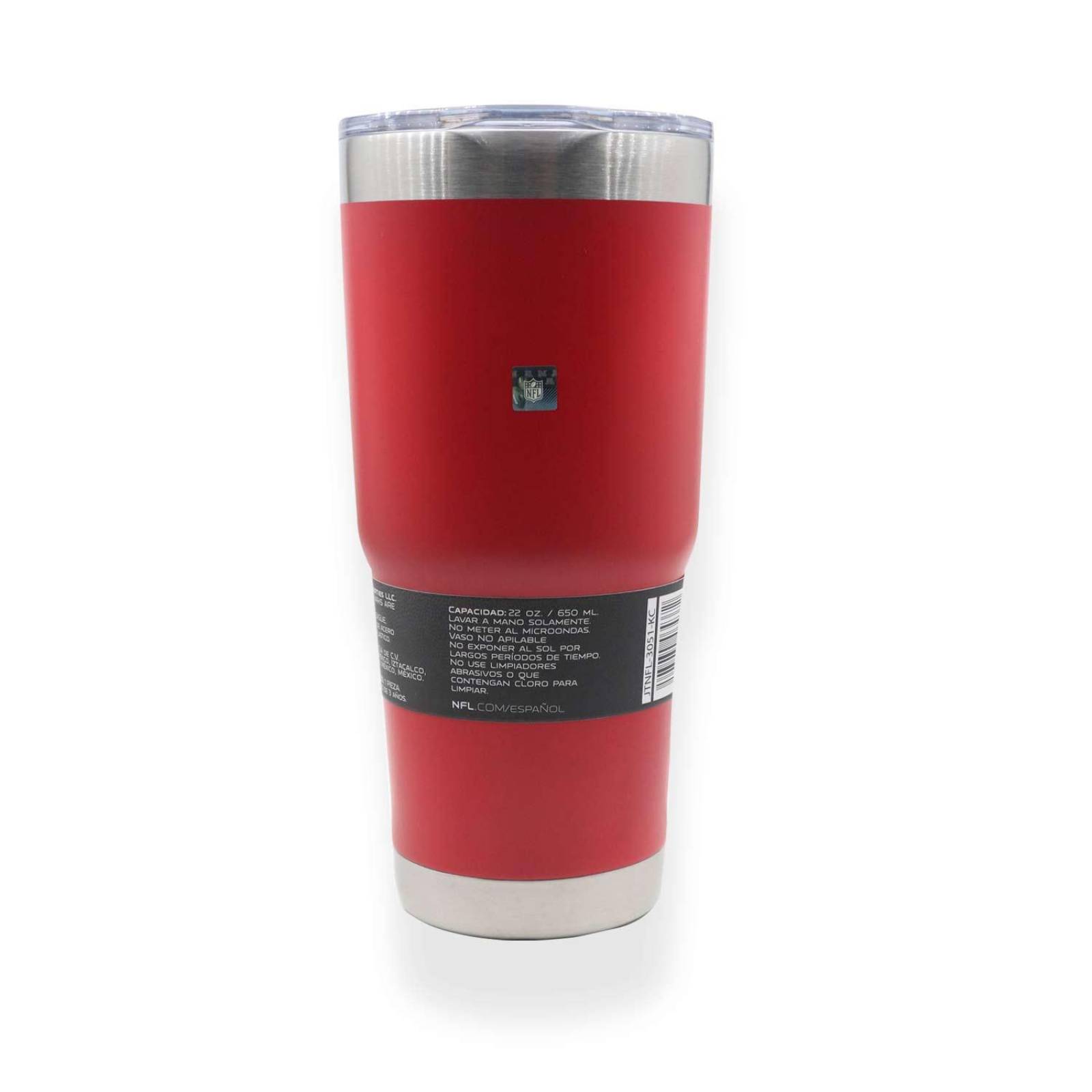Termo Sci Metal Tumbler 650 Ml Kc Chiefs Rojo 