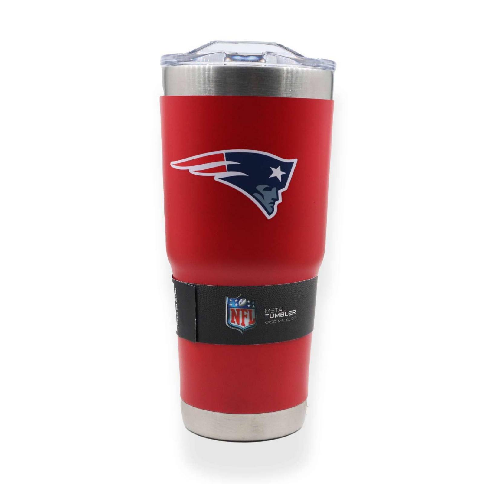 Termo Sci Metal Tumbler 650 Ml Ne Patriots Rojo