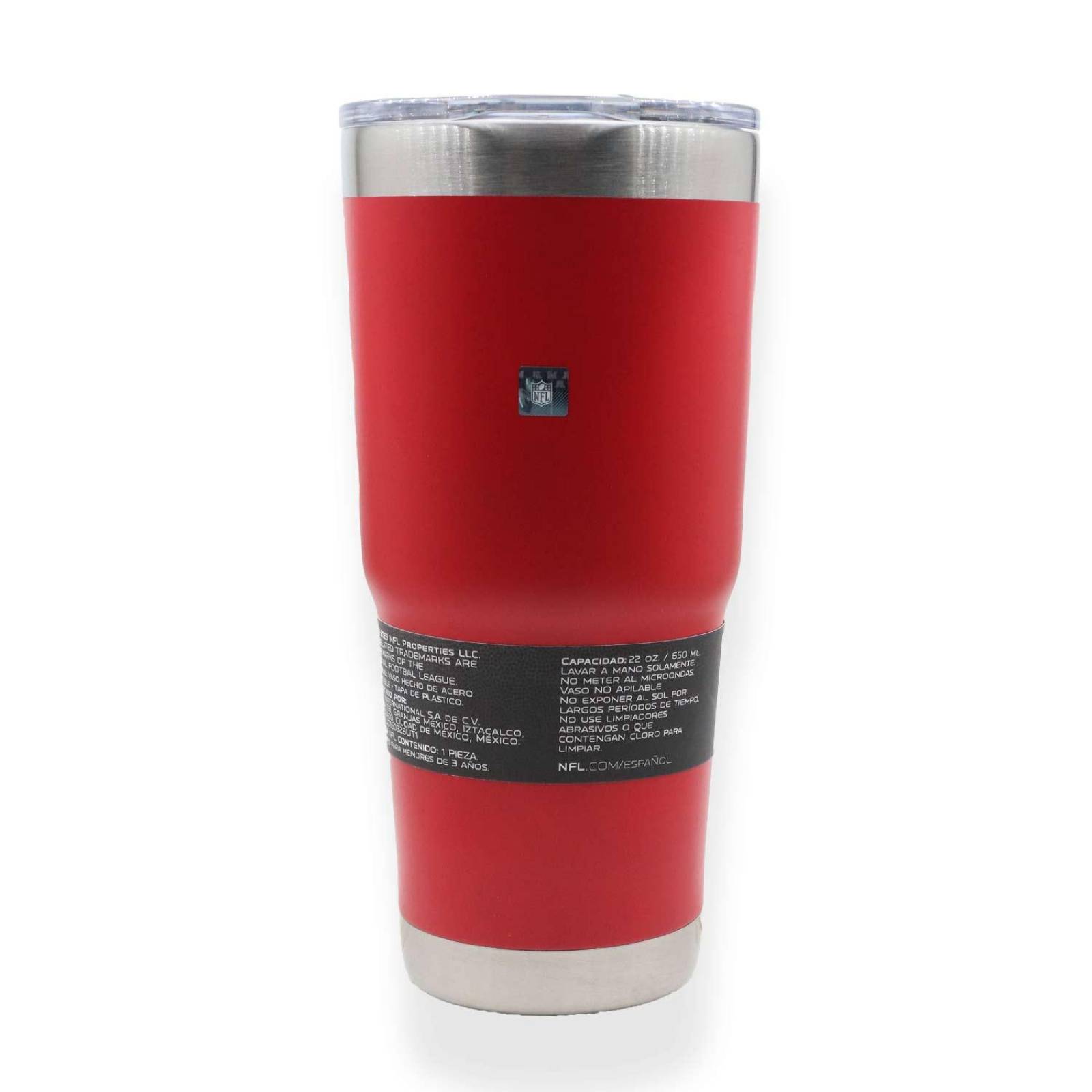 Termo Sci Metal Tumbler 650 Ml Ne Patriots Rojo