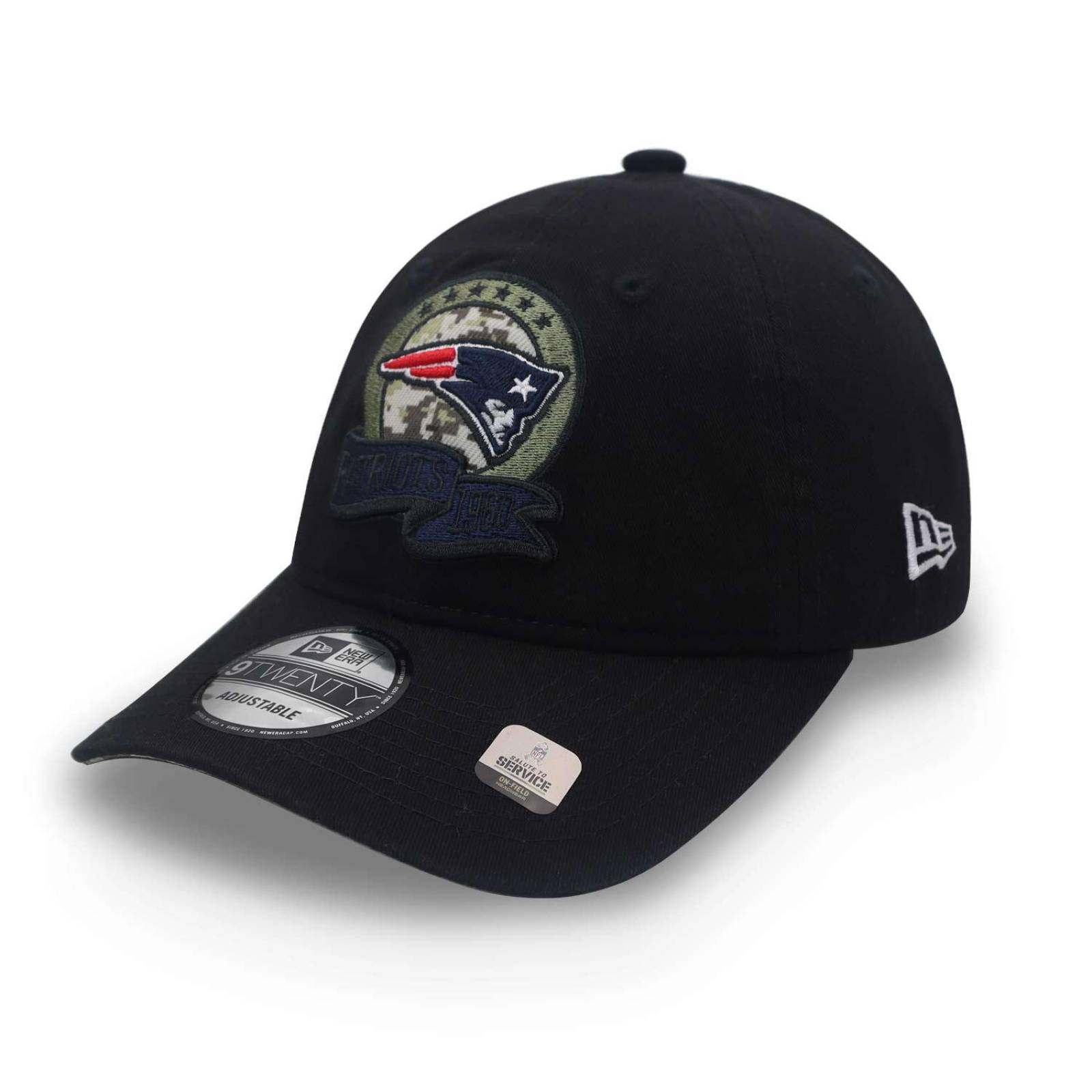 Gorra New Era 9 Twenty NFL Salute To Service 22 Patriots Negro Unitalla