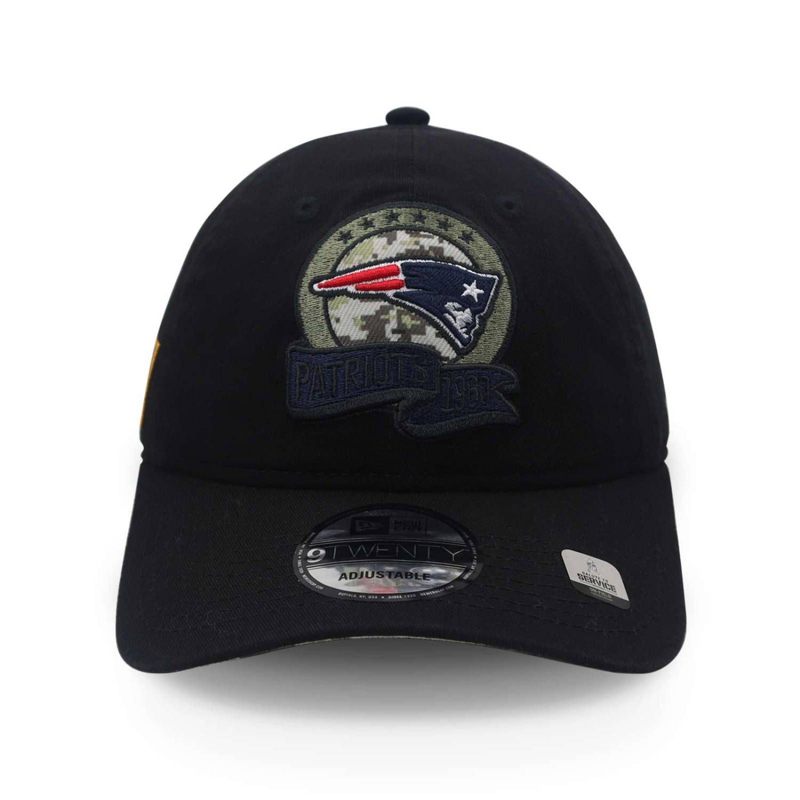 Gorra New Era 9 Twenty NFL Salute To Service 22 Patriots Negro Unitalla