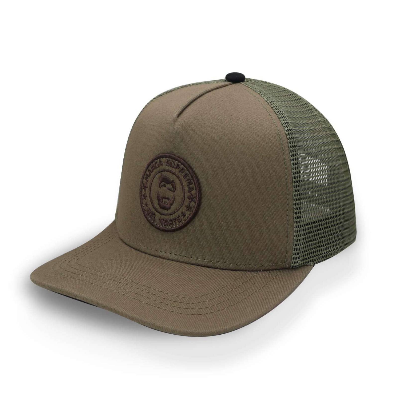 Gorra Barba Norteña Marca Suprema Olivo Kids Unitalla 