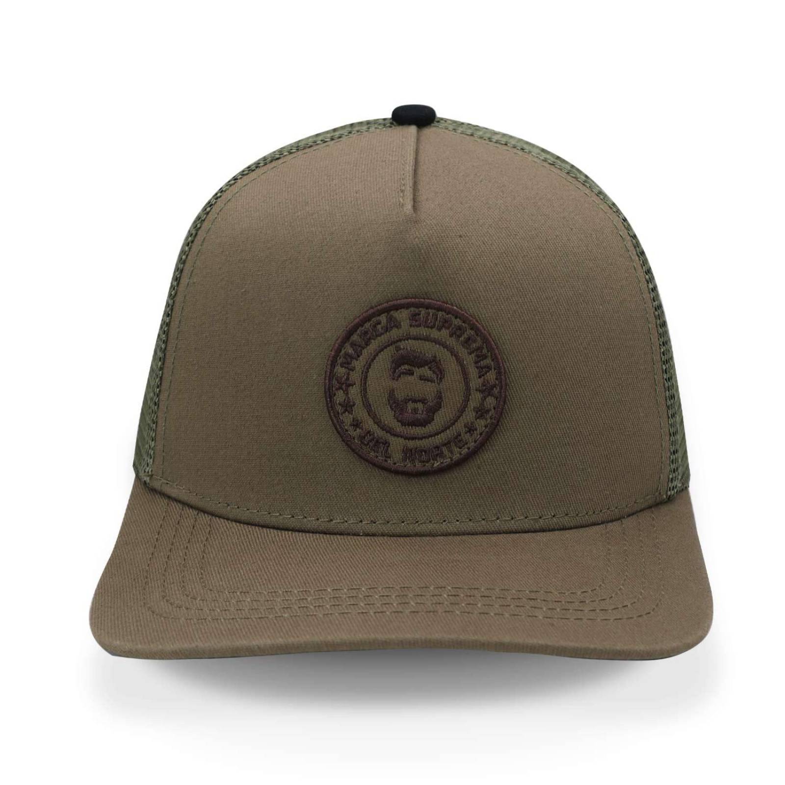 Gorra Barba Norteña Marca Suprema Olivo Kids Unitalla 
