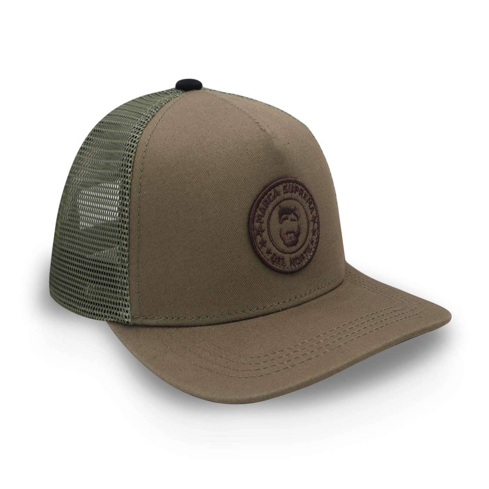 Gorra Barba Norteña Marca Suprema Olivo Kids Unitalla 