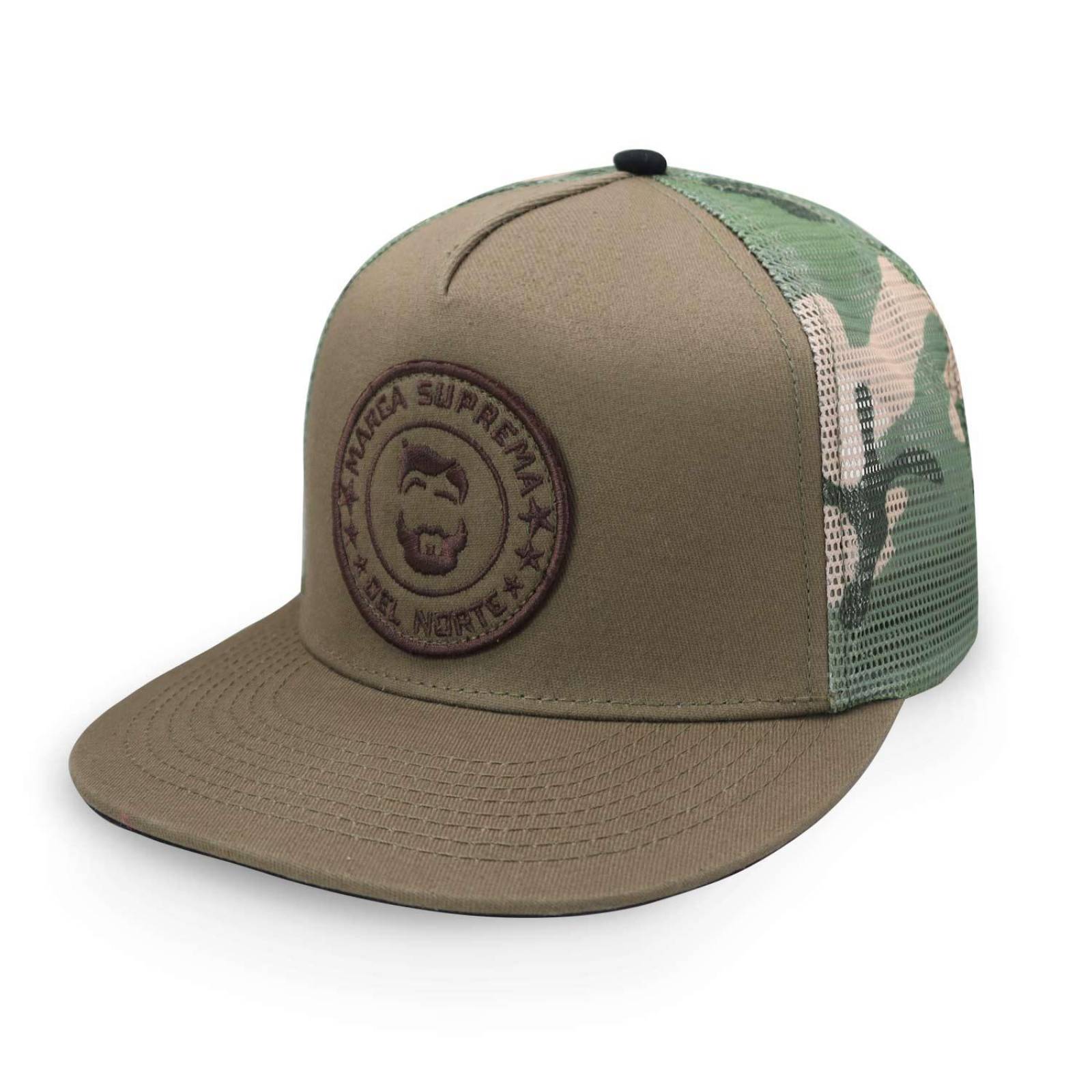 Gorra Barba Norteña Marca Suprema Olivo Unitalla 