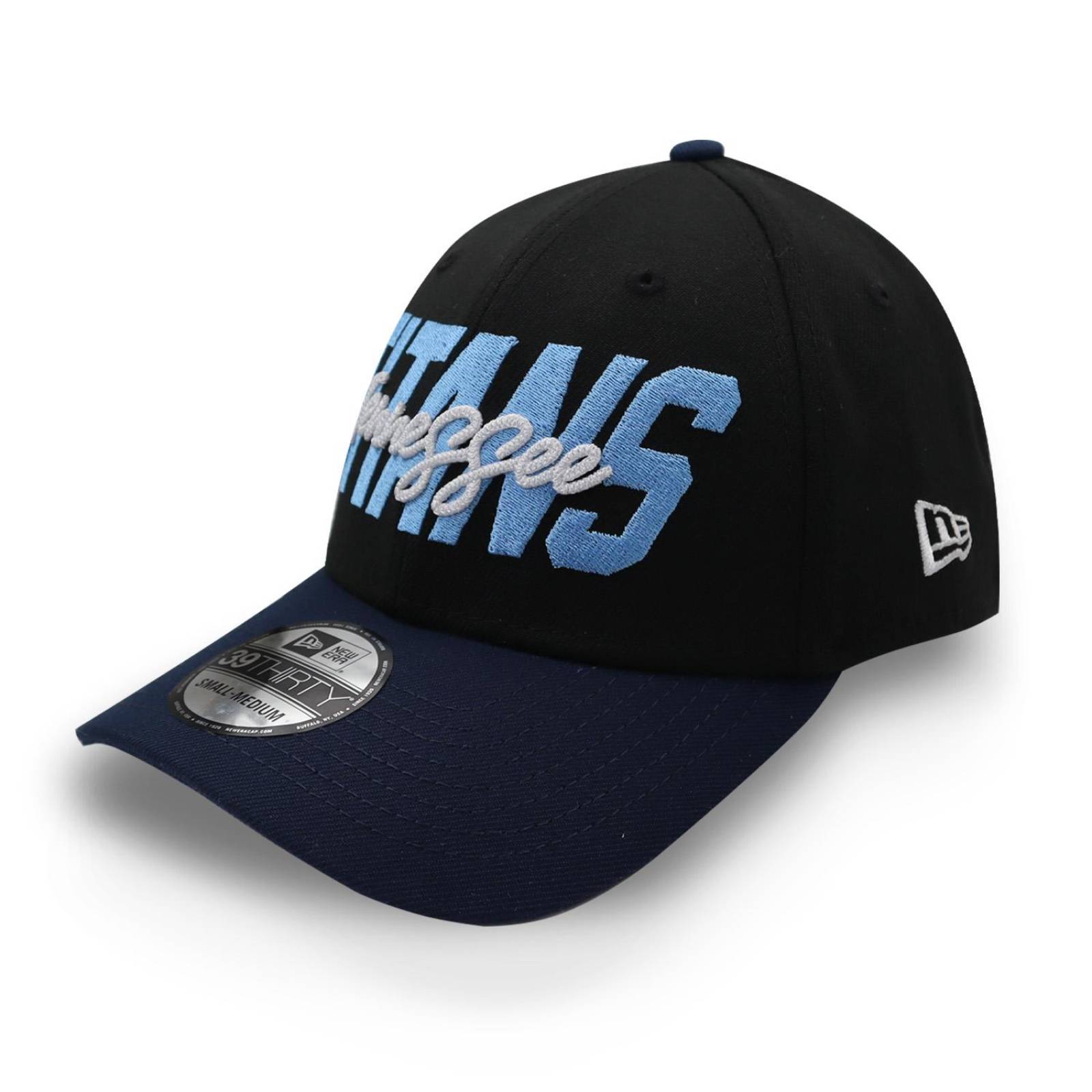 Gorra New Era 39 Thirty NFL 22 Draft Titans Negro CH/M