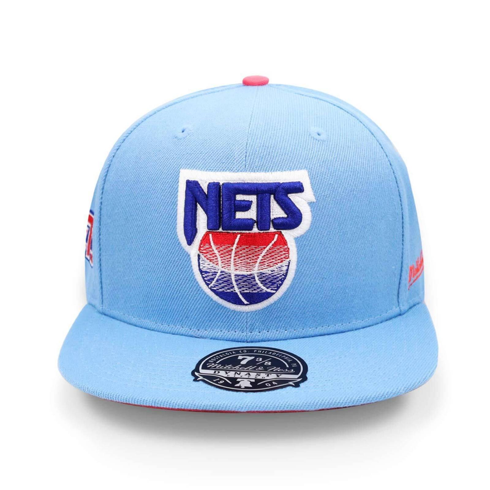 Gorra Mitchell & Ness NBA Hyperteam Nets Azul Cerrada 7 1/2
