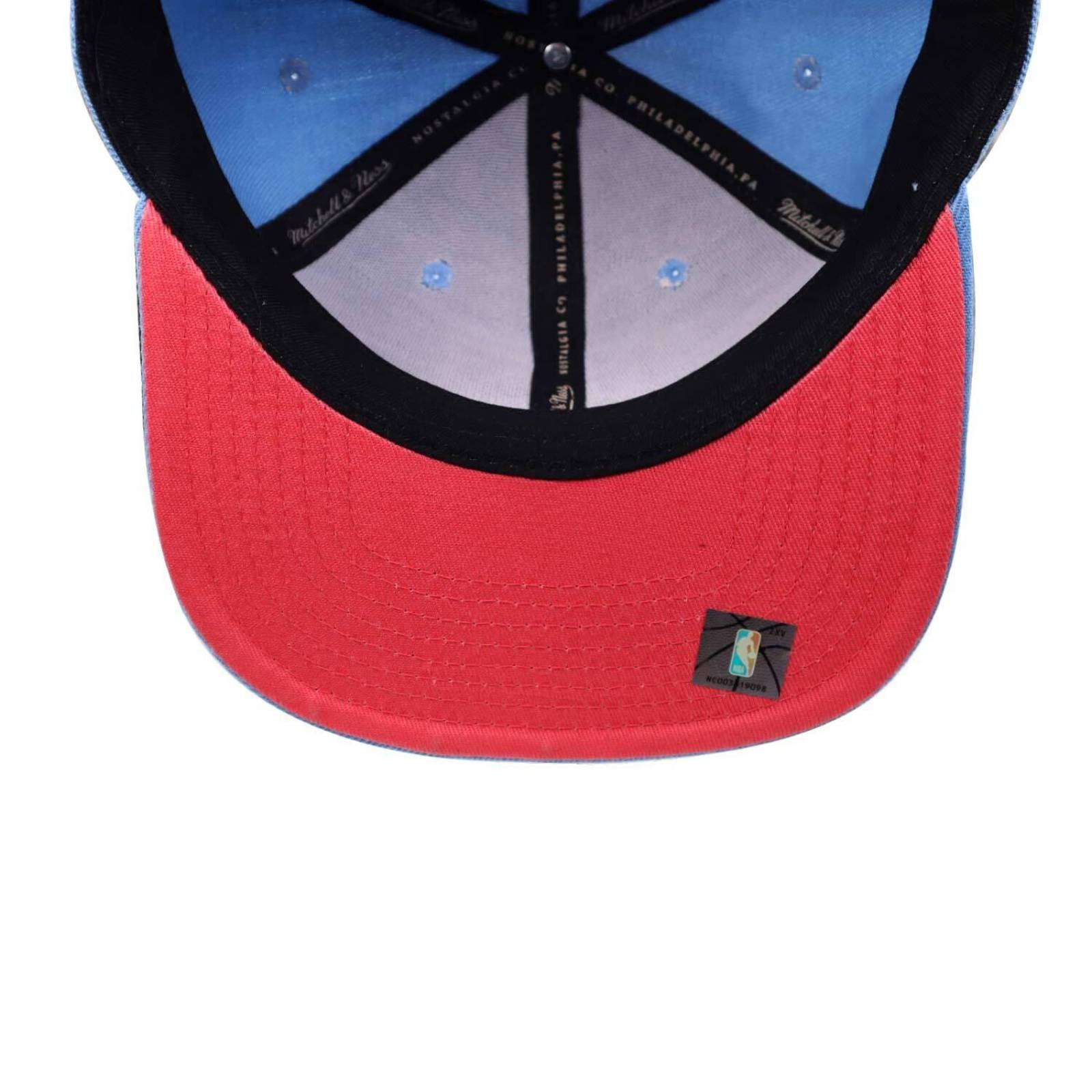 Gorra Mitchell & Ness NBA Hyperteam Nets Azul Cerrada 7 1/2