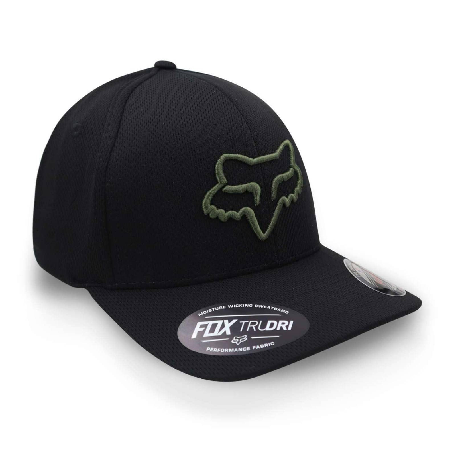 Gorra Fox Flexfit Lithotype 27088 Negro Cerrada CH/M