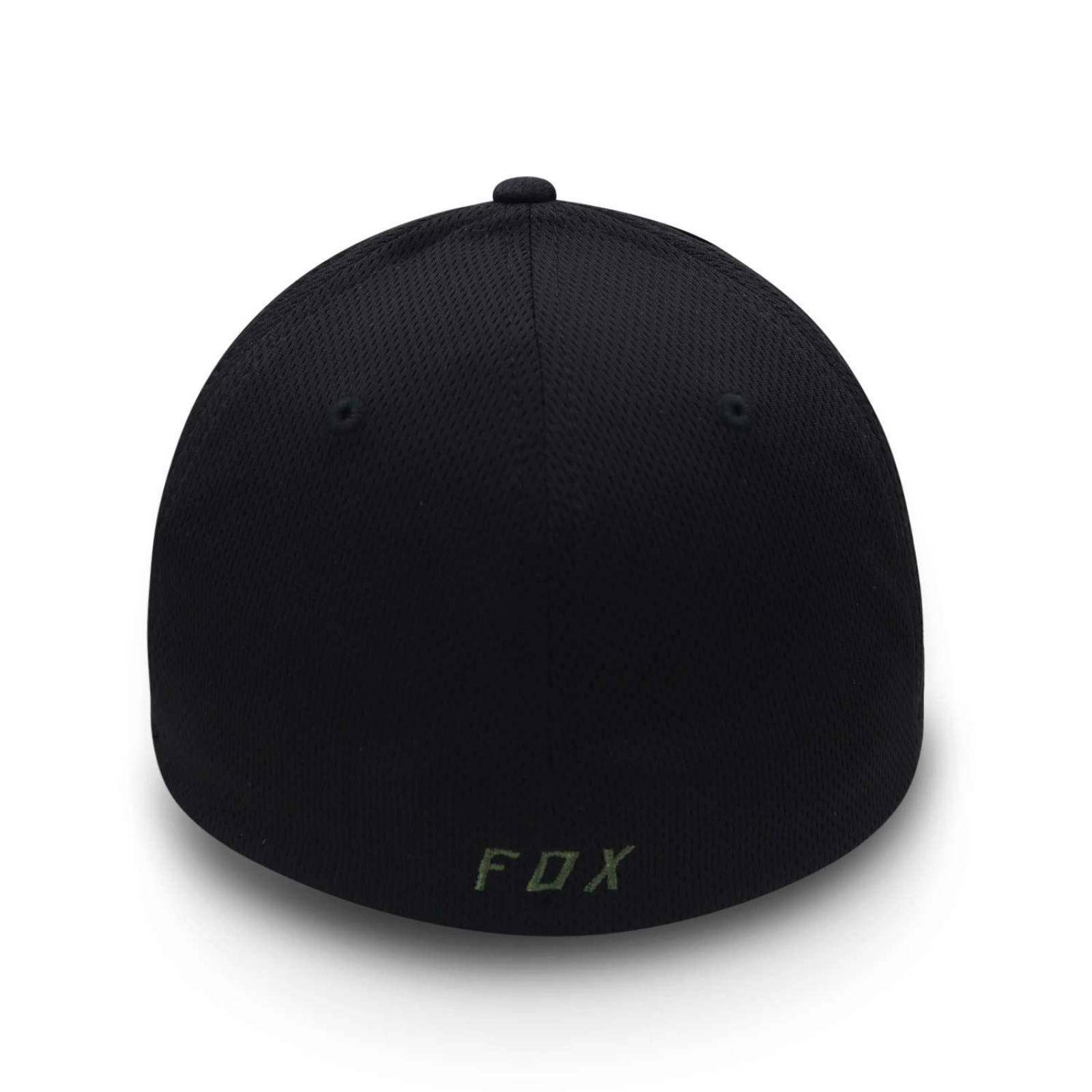 Gorra Fox Flexfit Lithotype 27088 Negro Cerrada CH/M