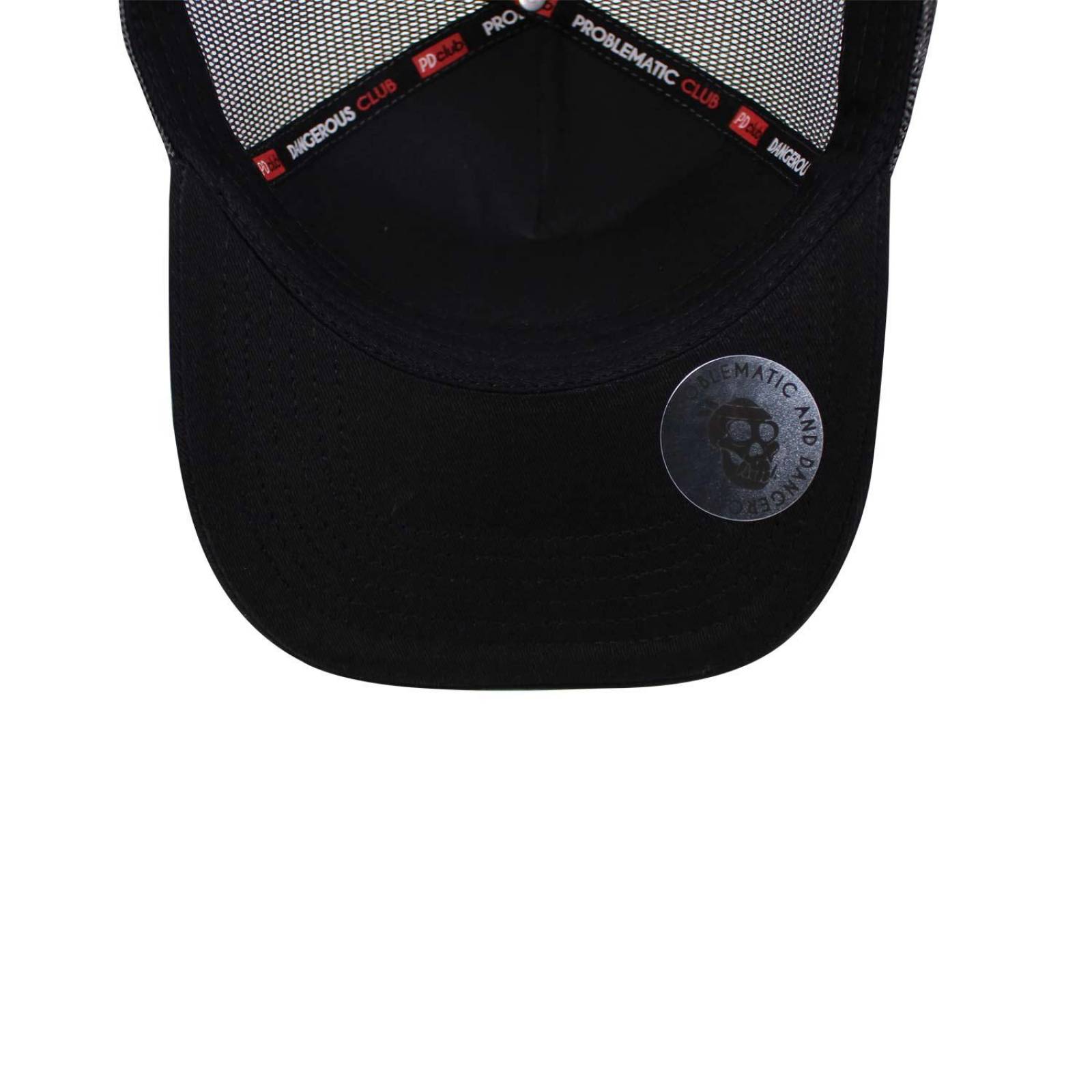 Gorra Problematic Chiquete Good Things Trucker Negro/Gris Unitalla 