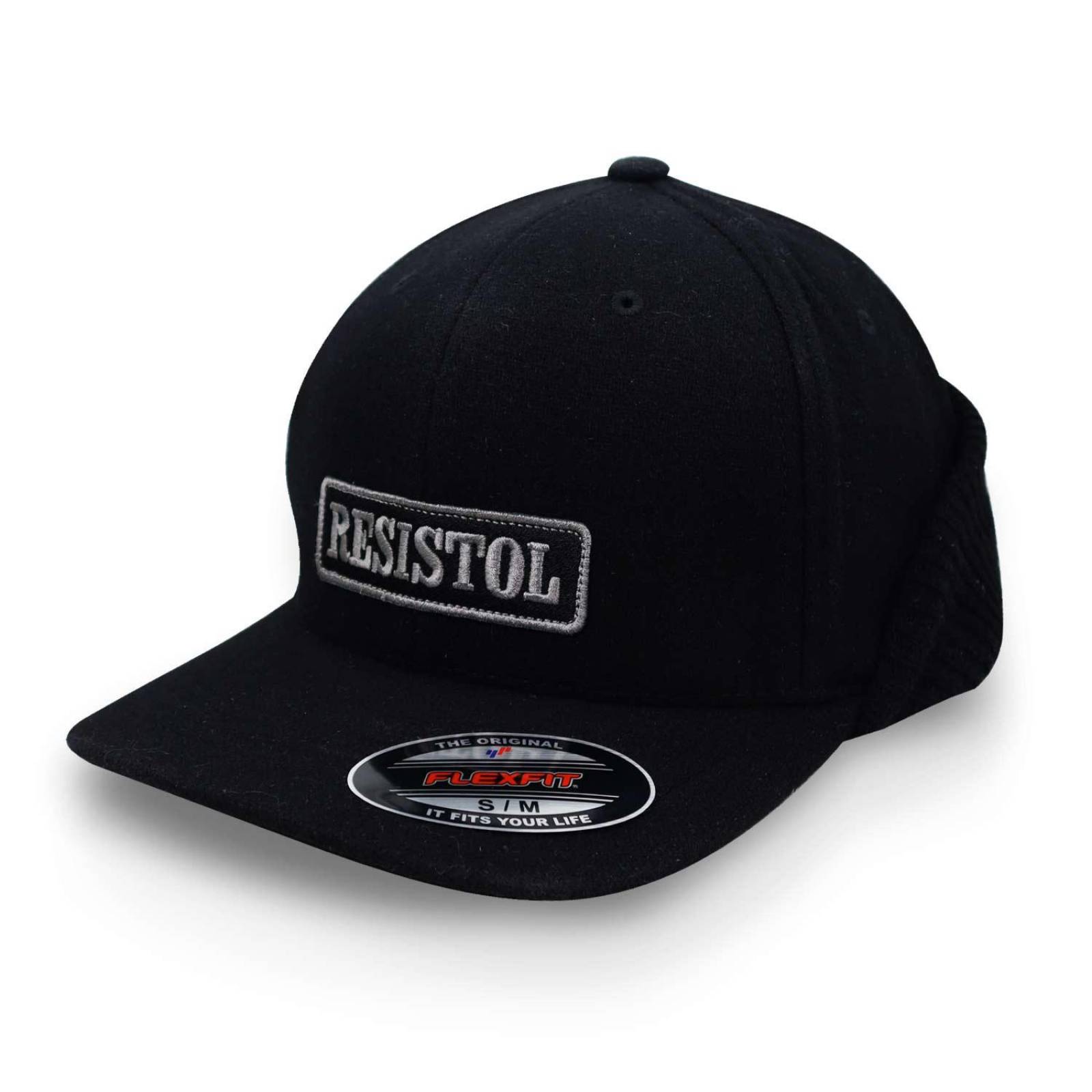 Gorra Hooey Resistol Ear Flap Flexfit Cap Negro Cerrada CH/M