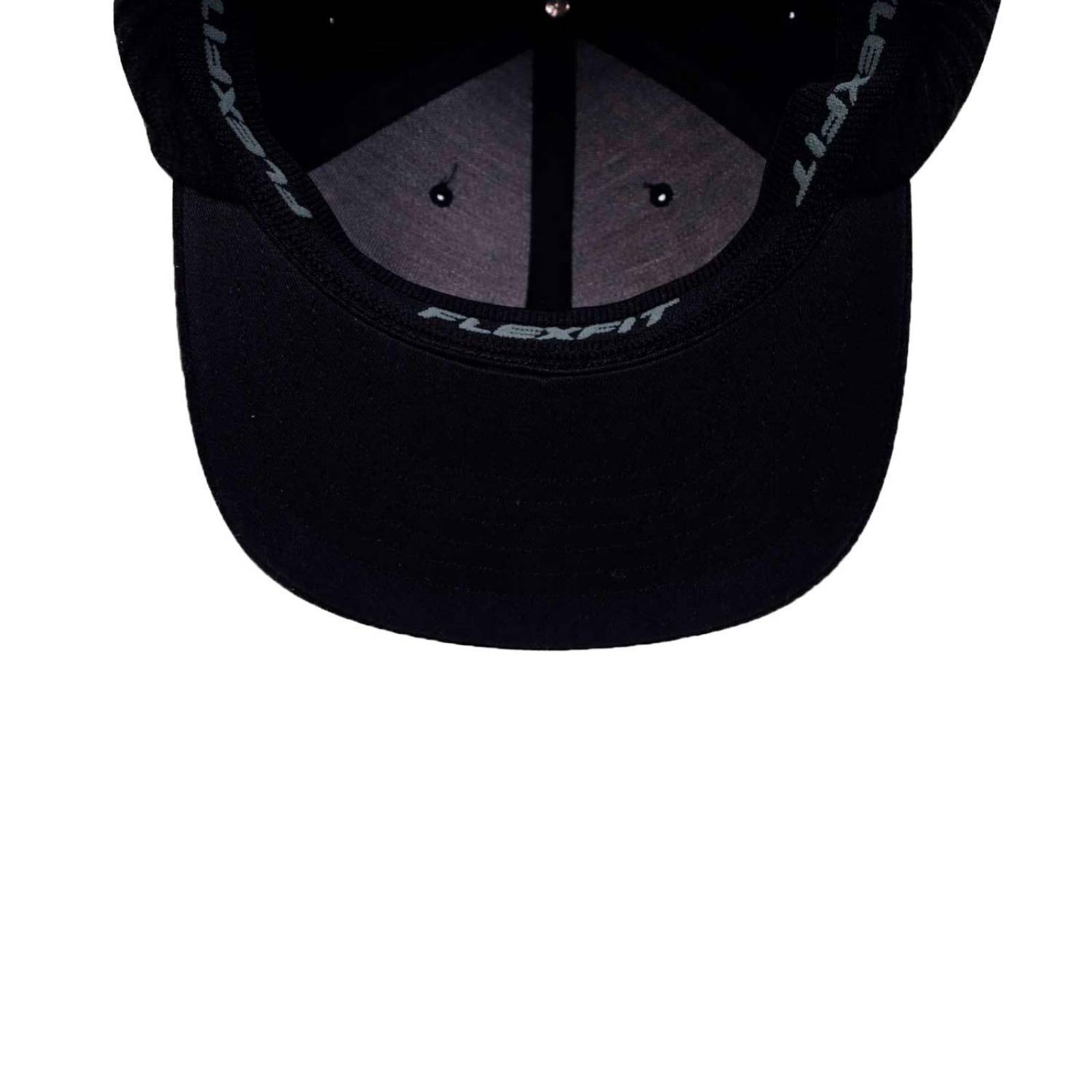 Gorra Hooey Resistol Ear Flap Flexfit Cap Negro Cerrada CH/M