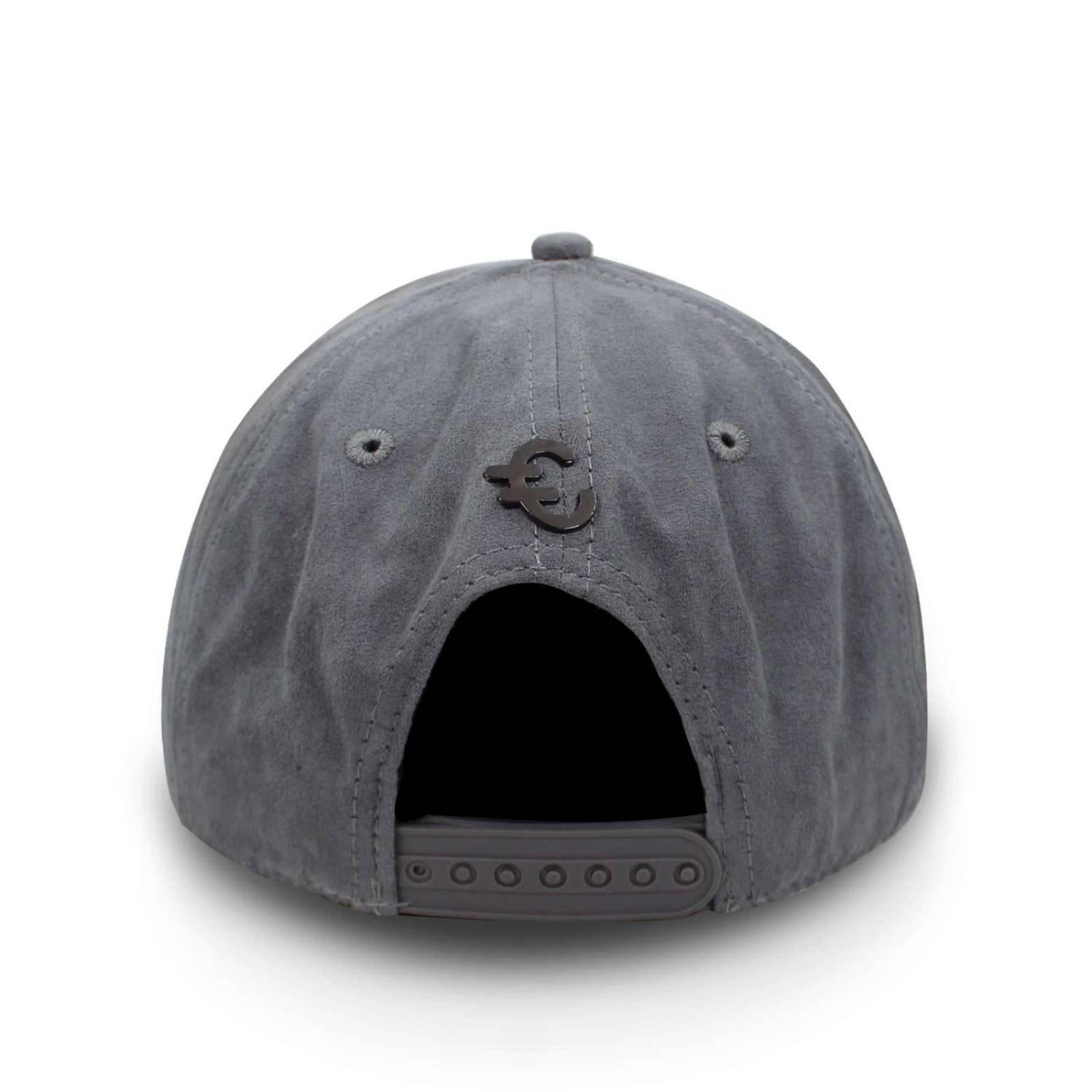Gorra Cash Only Skull Gris Gamuza Snap Unitalla 