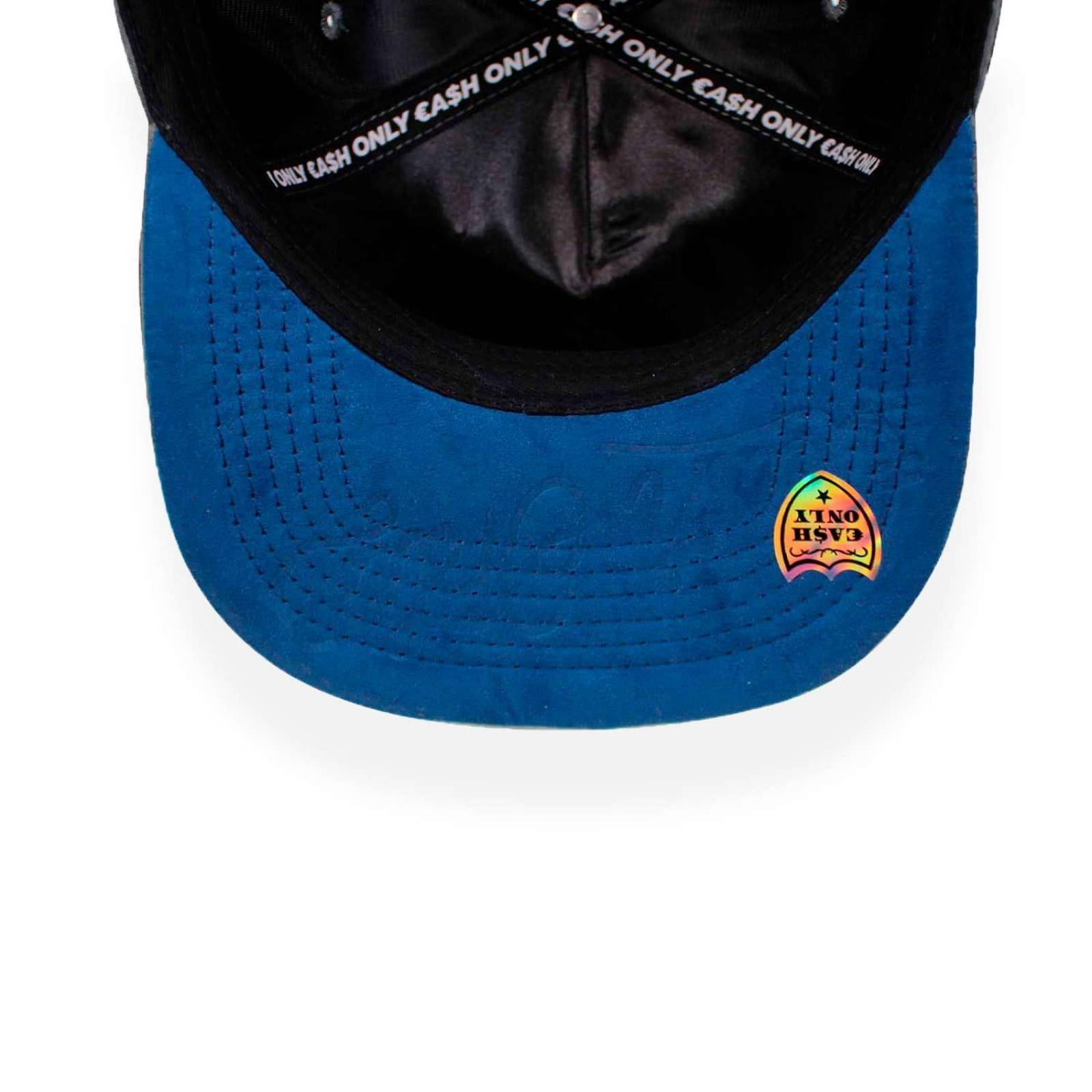 Gorra Cash Only Skull Gris Gamuza Snap Unitalla 