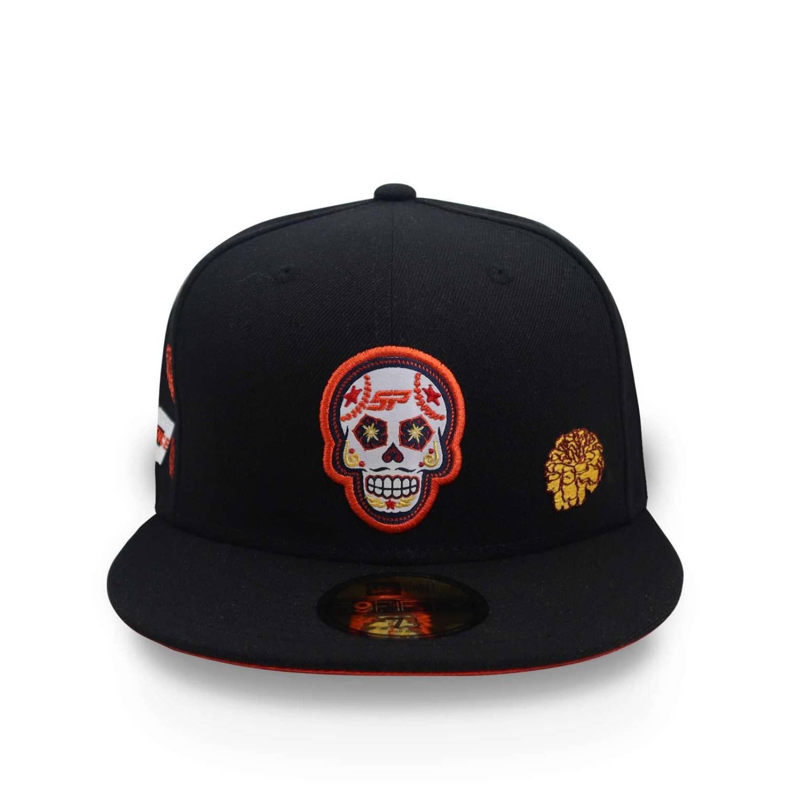 Gorra New Era 59 Fifty Checo Perez 22 Skull Negro Cerrada 7