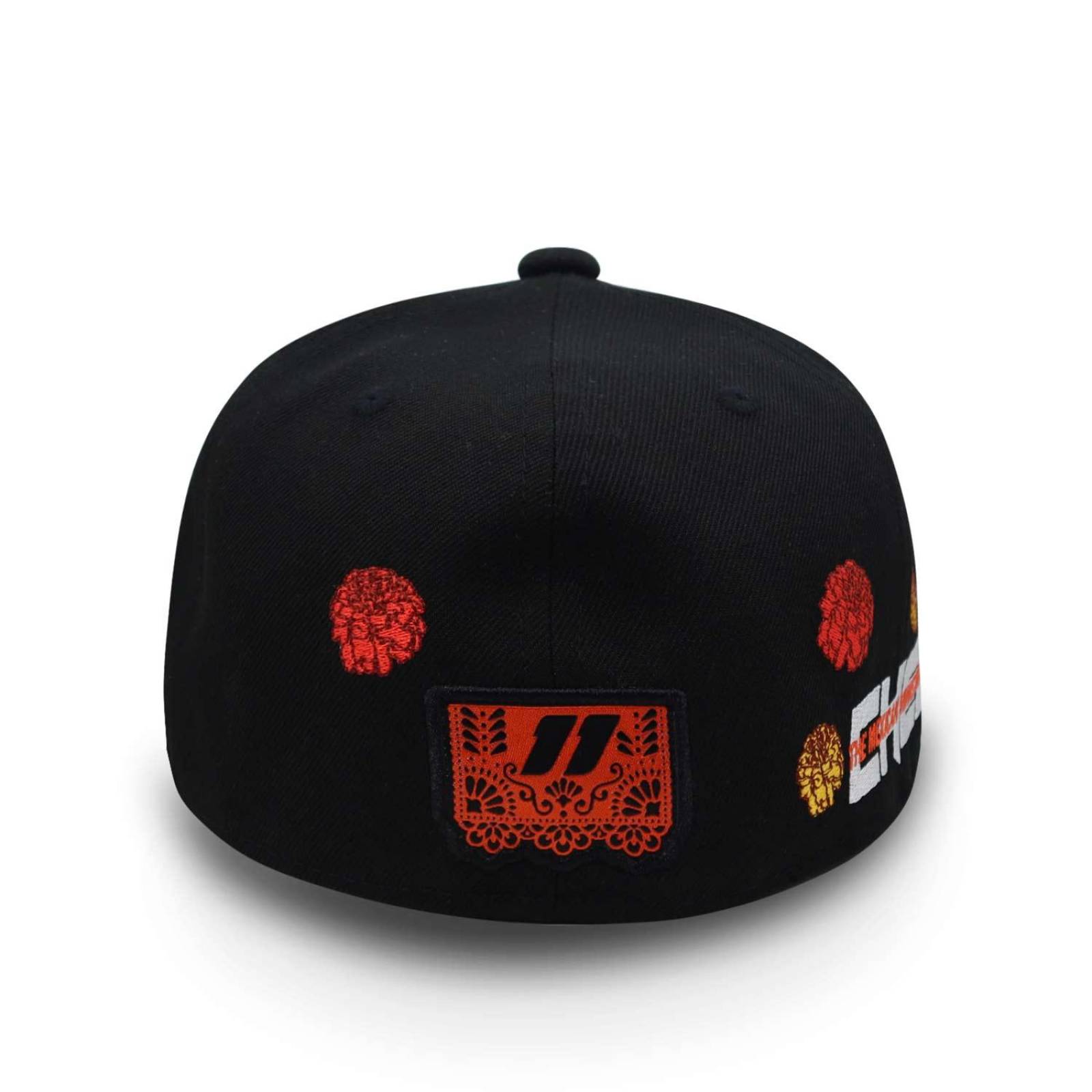 Gorra New Era 59 Fifty Checo Perez 22 Skull Negro Cerrada 7