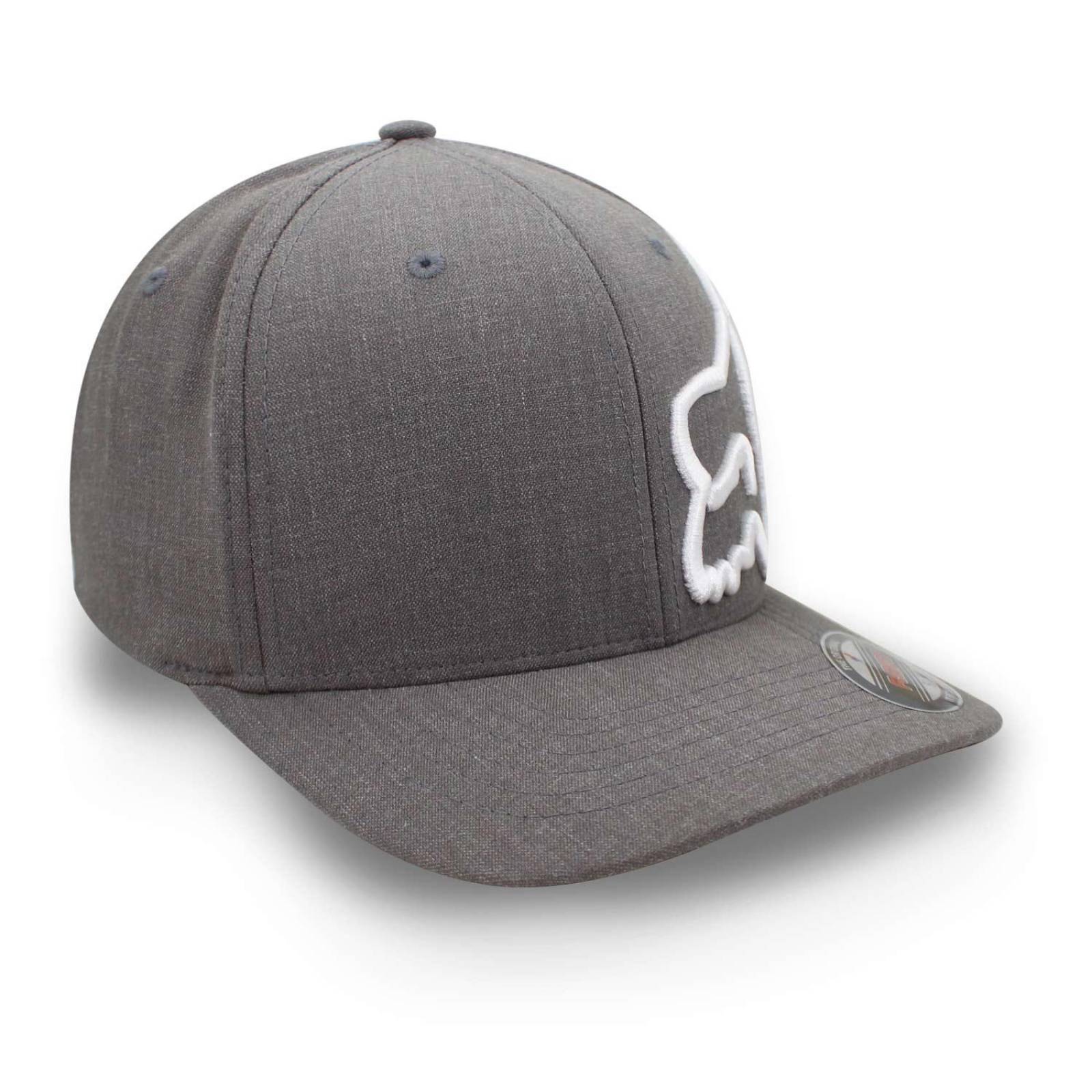 Gorra Fox Flexfit Clouded Gris 27089 Cerrada G/XG