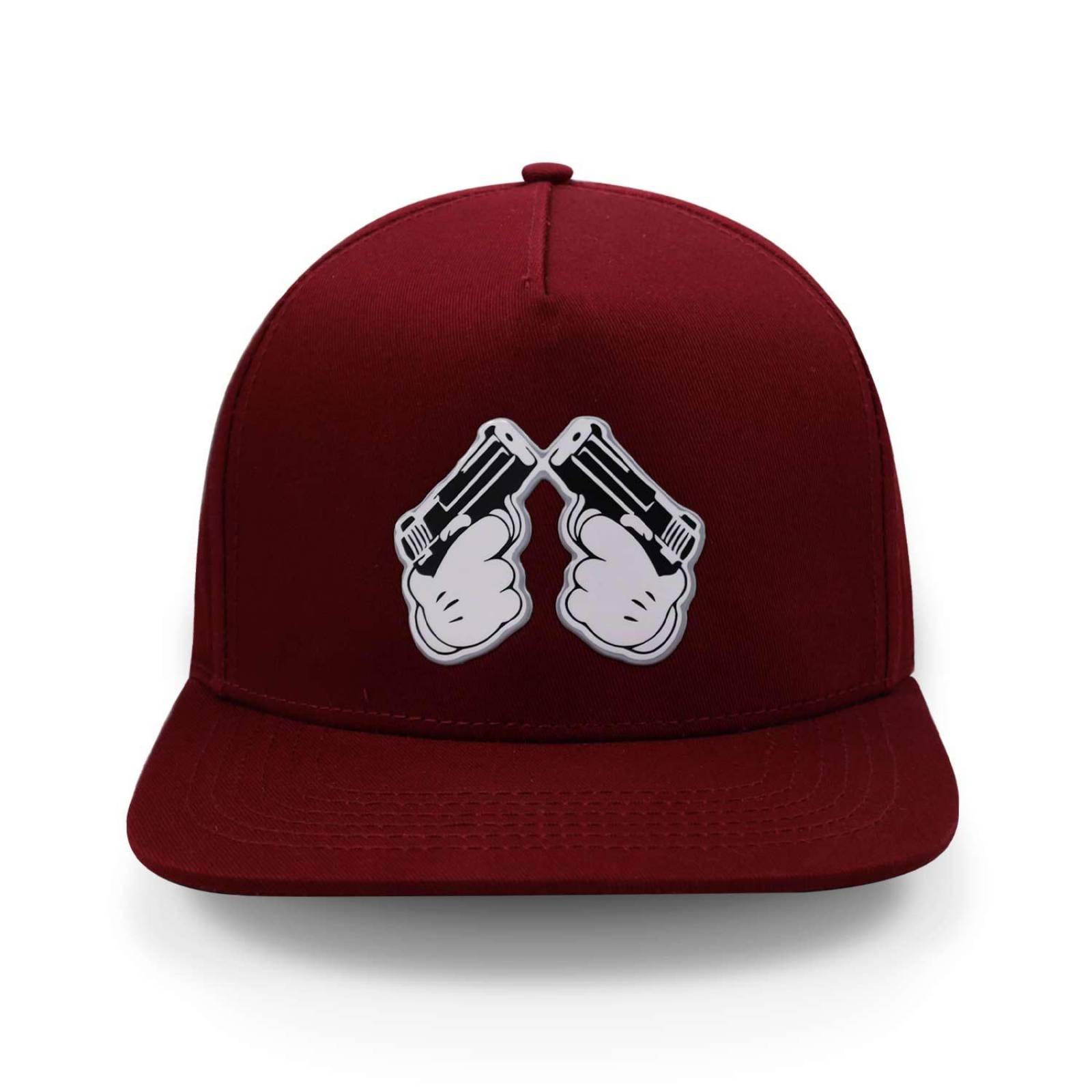 Gorra Gc Brothers Hand Guns Guinda Unitalla 