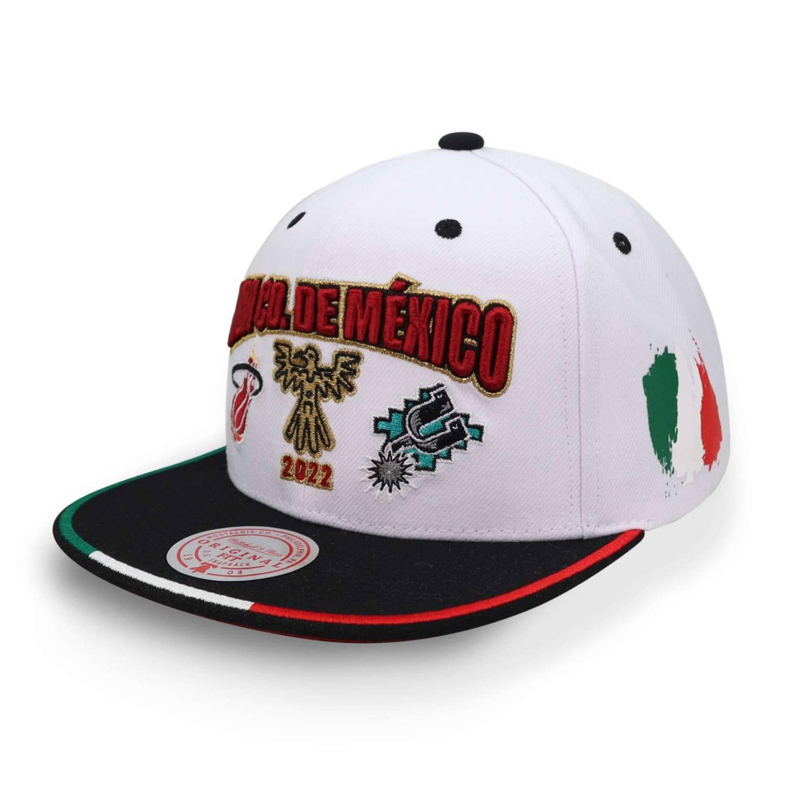 Gorra Mitchell And Ness Nba Cdmx Game Two Blanco Unitalla 