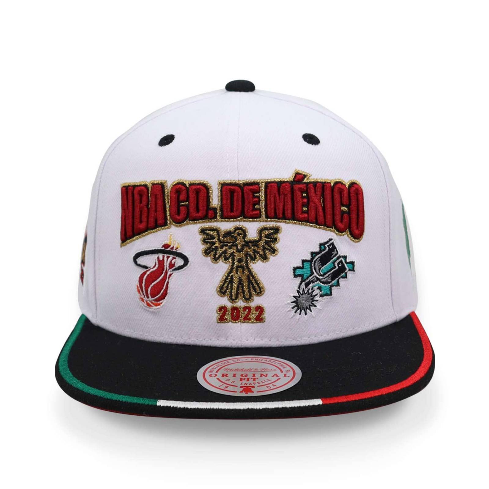 Gorra Mitchell And Ness Nba Cdmx Game Two Blanco Unitalla 