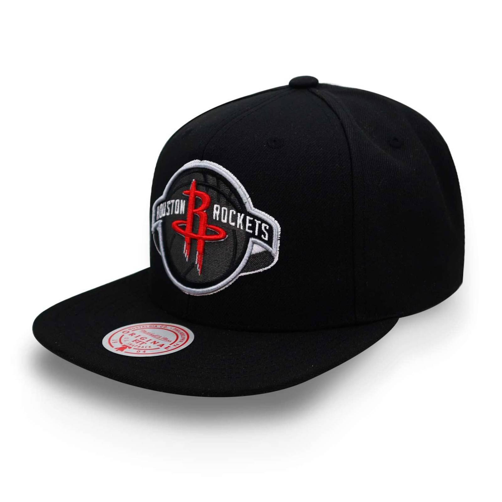 Gorra Mitchell And Ness Nba Core Basic Rockets Negro Unitall 