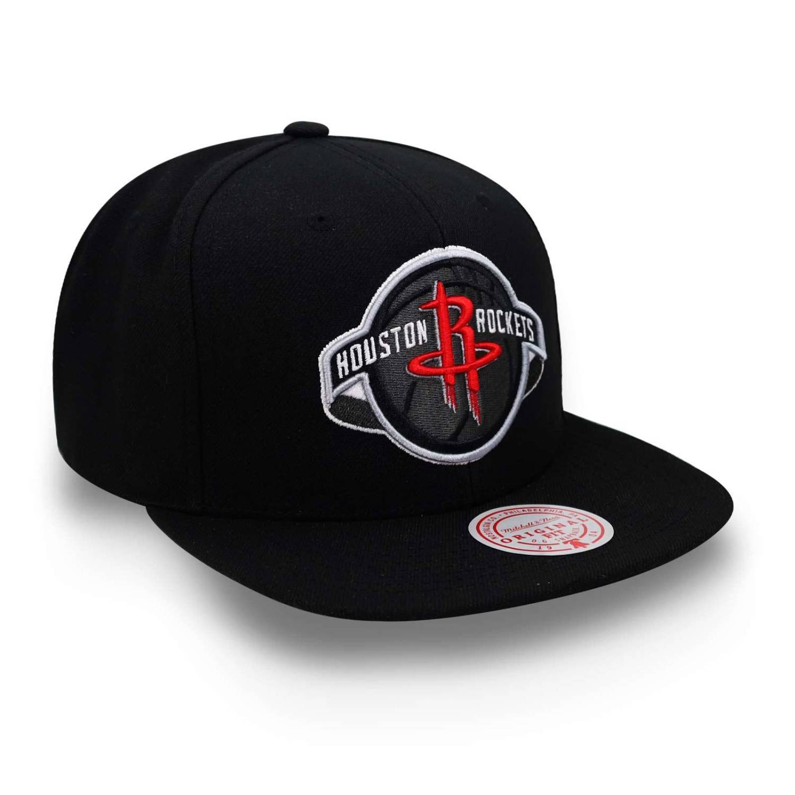 Gorra Mitchell And Ness Nba Core Basic Rockets Negro Unitall 