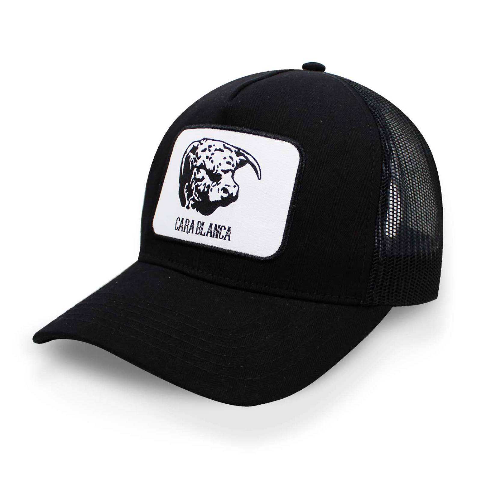 Gorra Cara Blanca Myp221298 Parche Negro Cb Unitalla 