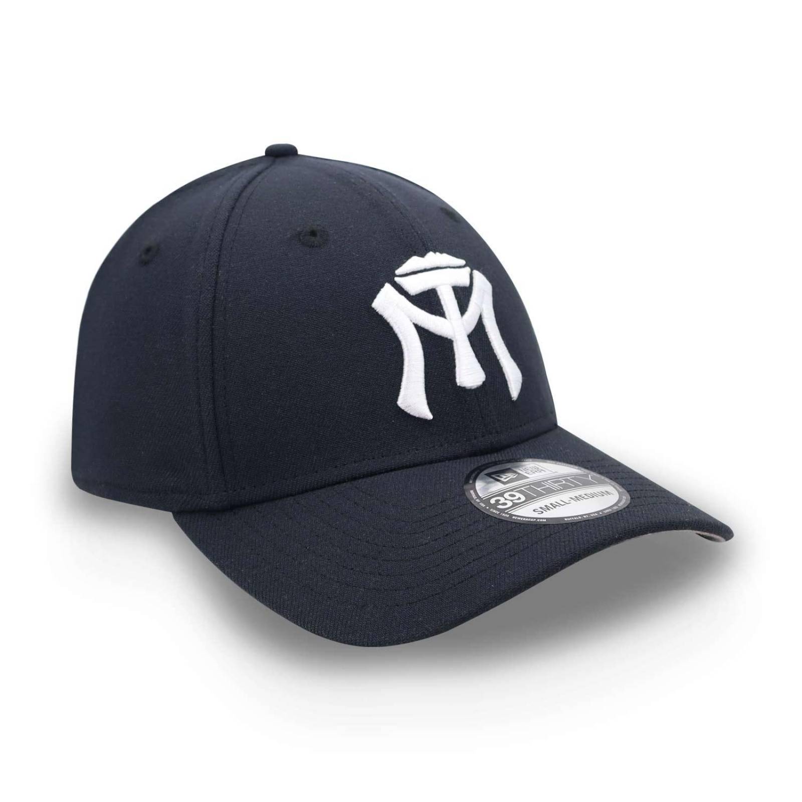 Gorra New Era 39 Thirty MLB Sultanes de Monterrey Negro Cerrada CH/M
