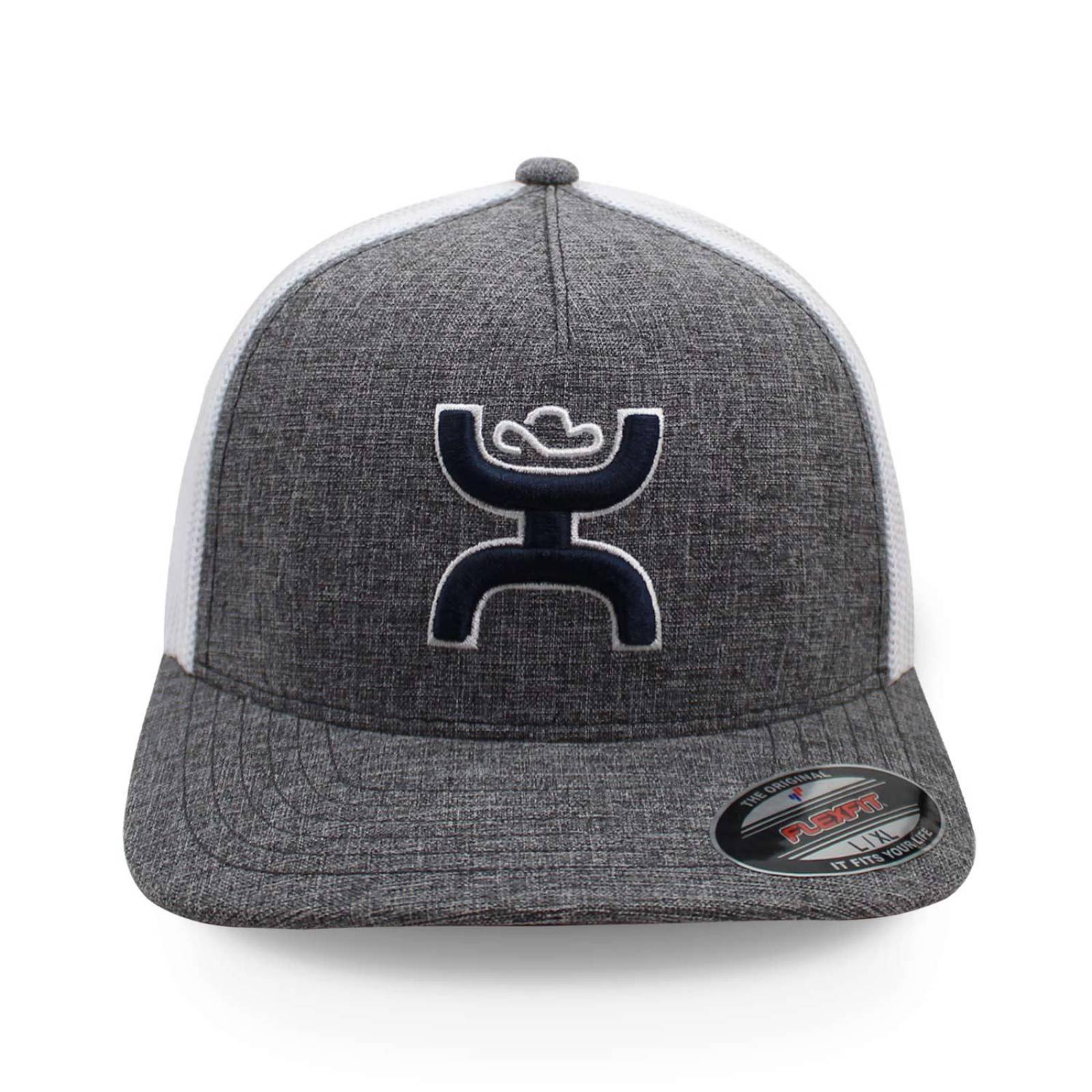 Gorra Hooey White Gris Cerrada G/XG