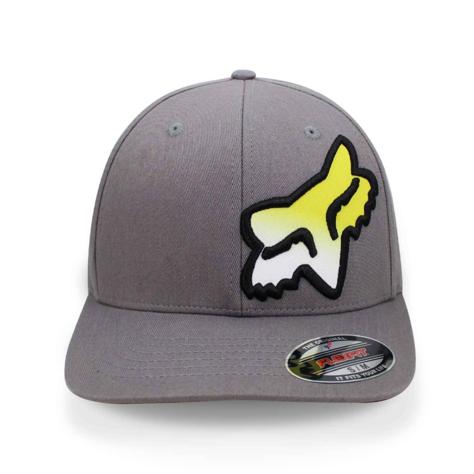 Gorra Fox Flexfit Toxsyk 29897 Gris Cerrada G/XG