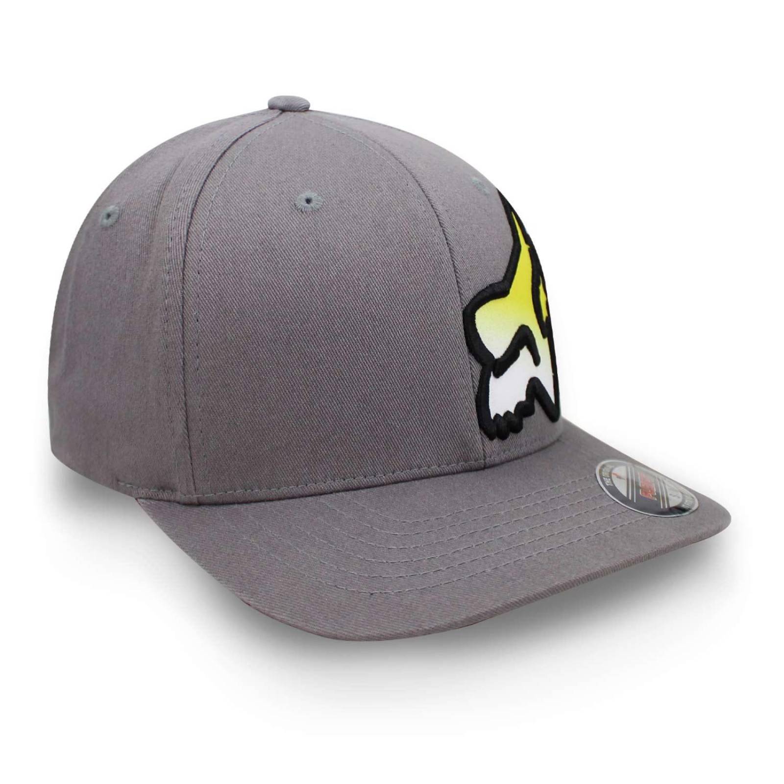 Gorra Fox Flexfit Toxsyk 29897 Gris Cerrada G/XG