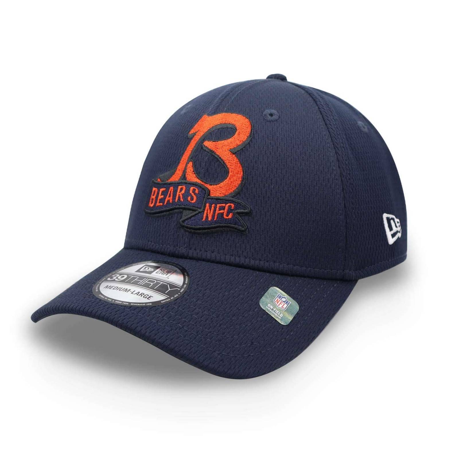 Gorra New Era 39 Thirty Sideline Coach NFL Bears B Otc Azul Marino Cerrada M/G