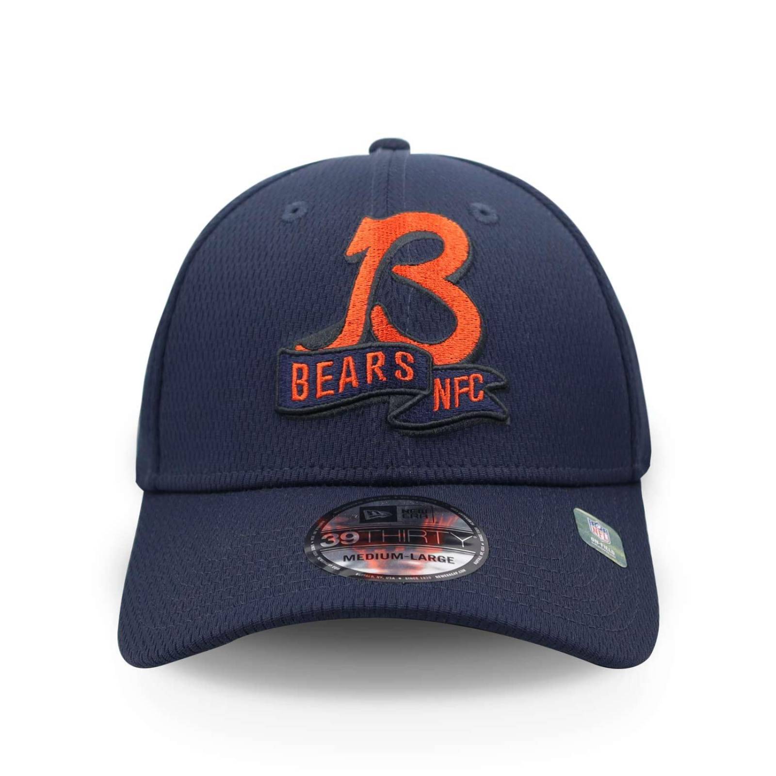 Gorra New Era 39 Thirty Sideline Coach NFL Bears B Otc Azul Marino Cerrada M/G