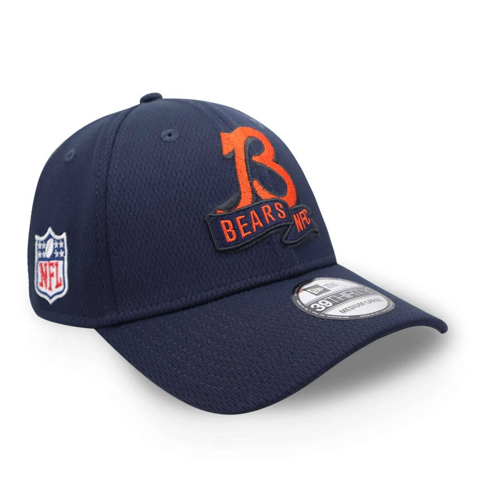 Gorra New Era 39 Thirty Sideline Coach NFL Bears B Otc Azul Marino Cerrada M/G