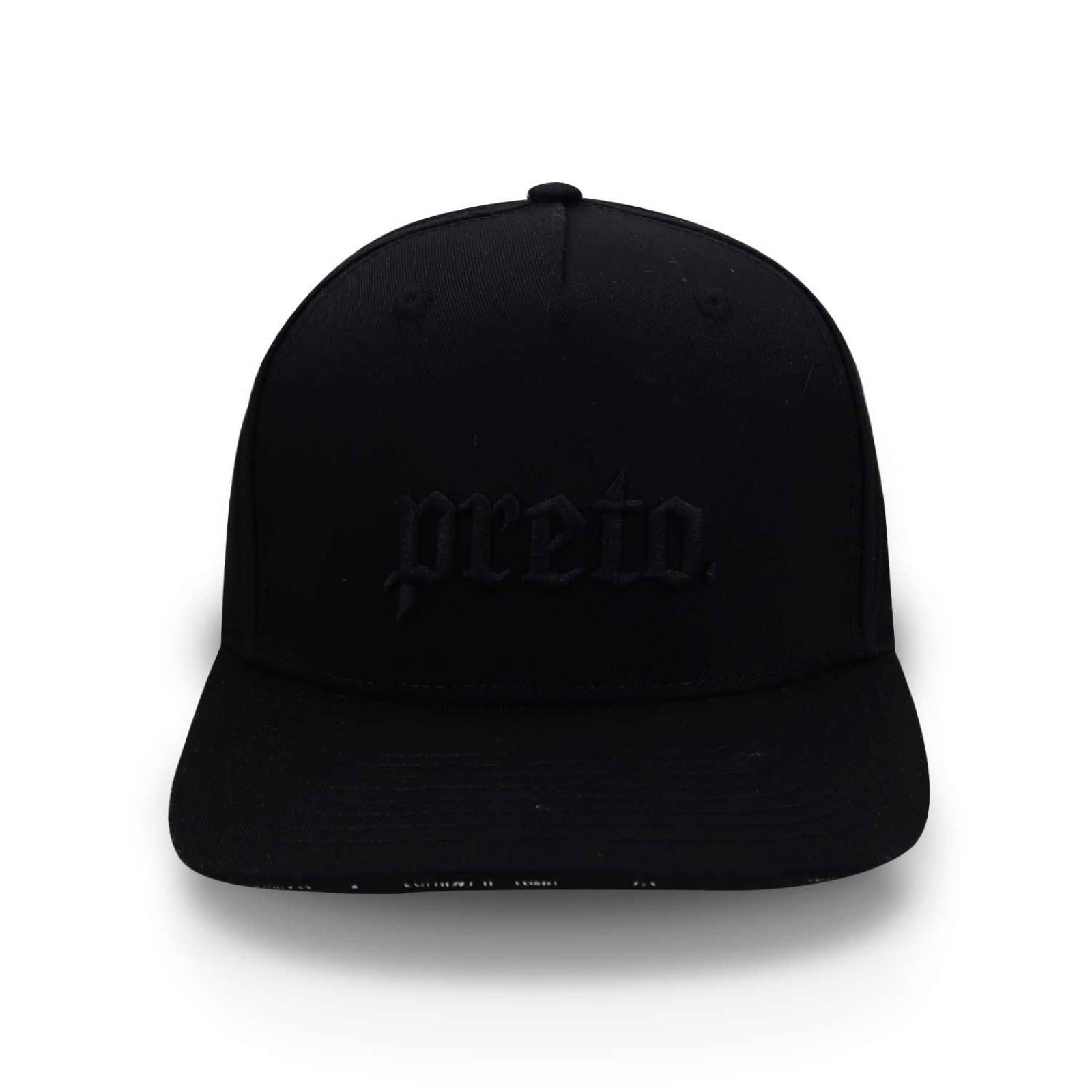 Gorra Preto Gothic Negro Unitalla 
